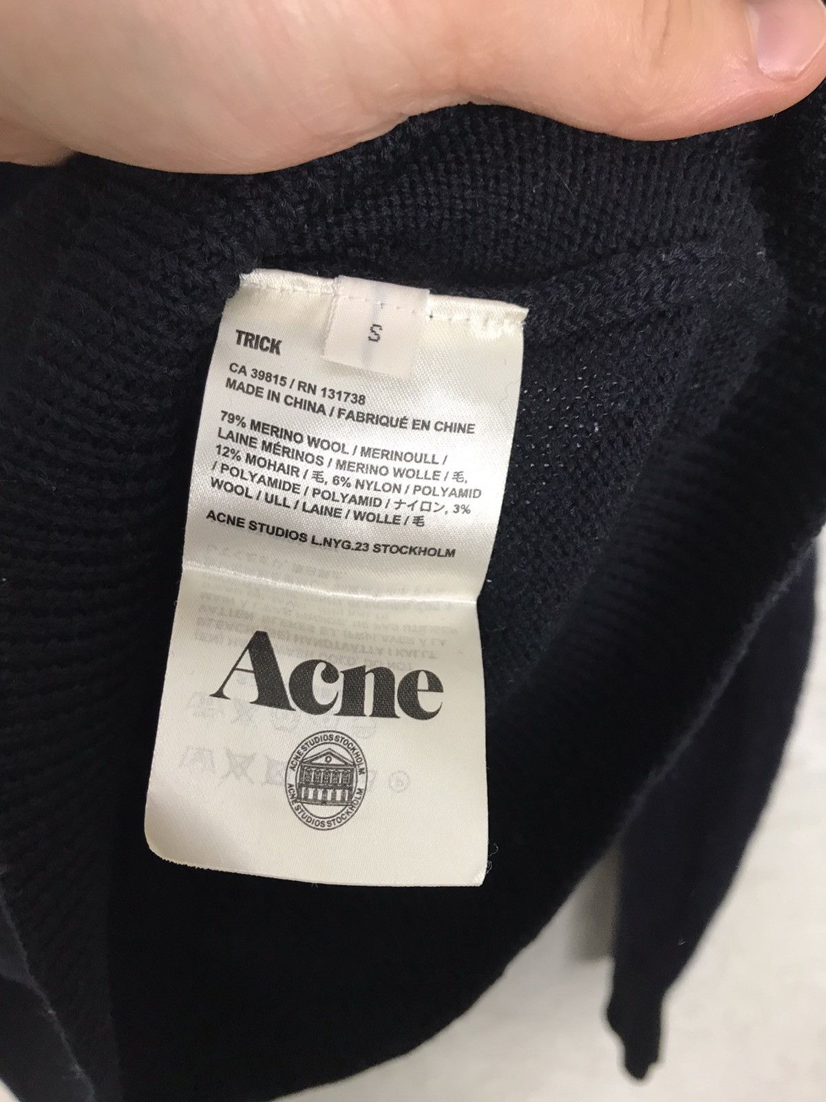 Acne Studios Acne Studios Trick AW 13 Wool Mohair Sweater Size US S / EU 44-46 / 1 - 7 Thumbnail