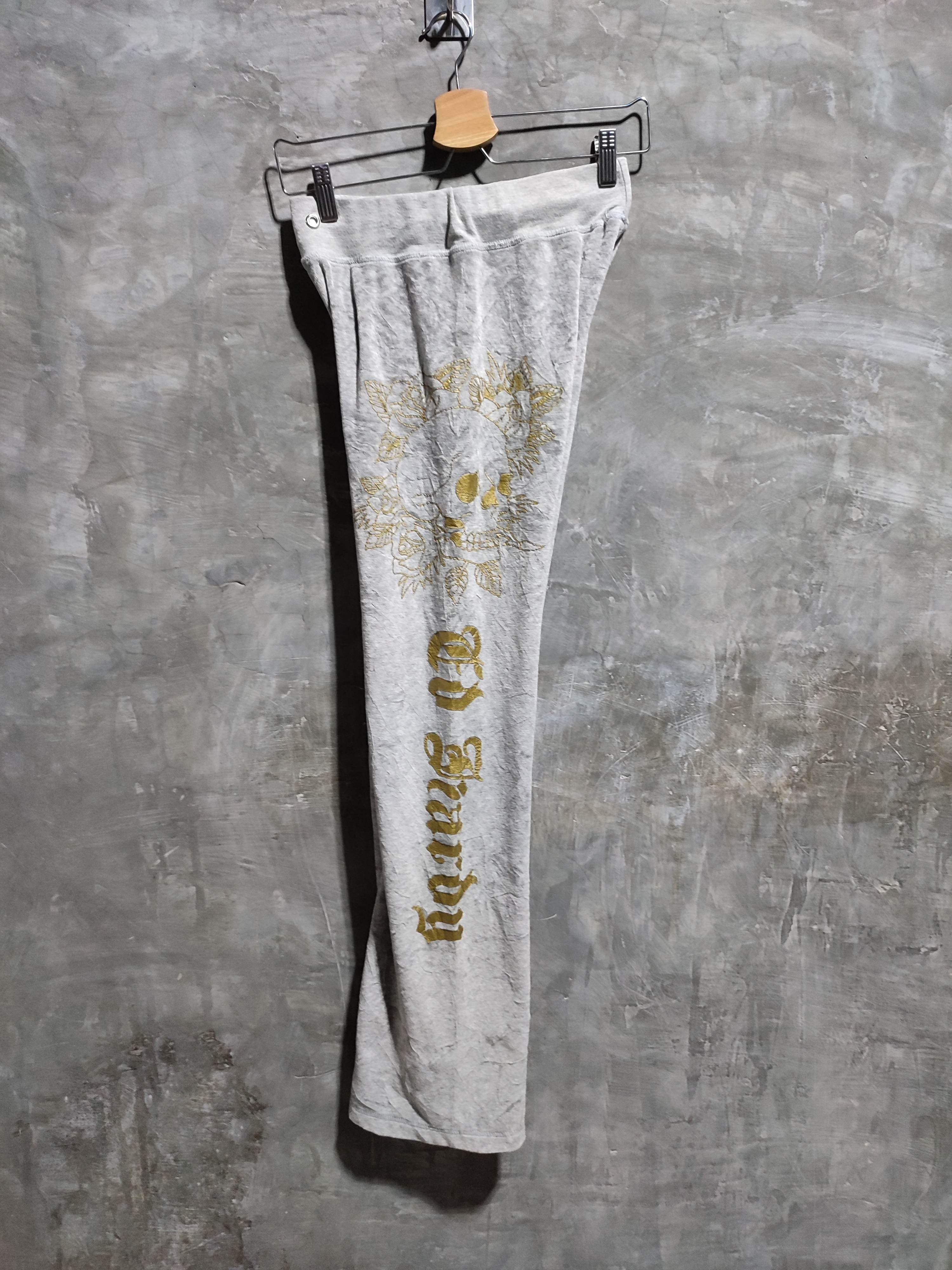 Ed Hardy Ed Hardy Skull Low Rise Sweatpants y2k style Size 28" / US 6 / IT 42 - 3 Thumbnail