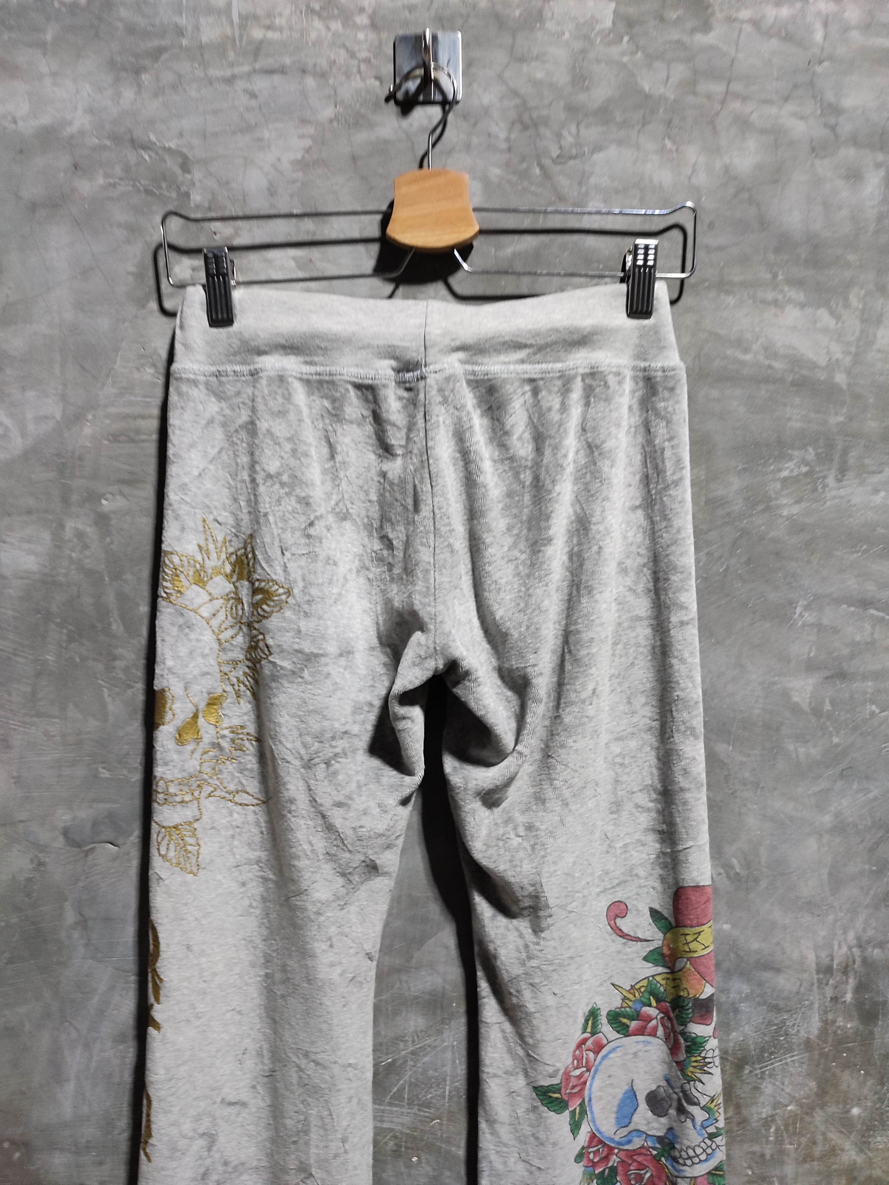 Ed Hardy Ed Hardy Skull Low Rise Sweatpants y2k style Size 28" / US 6 / IT 42 - 9 Thumbnail