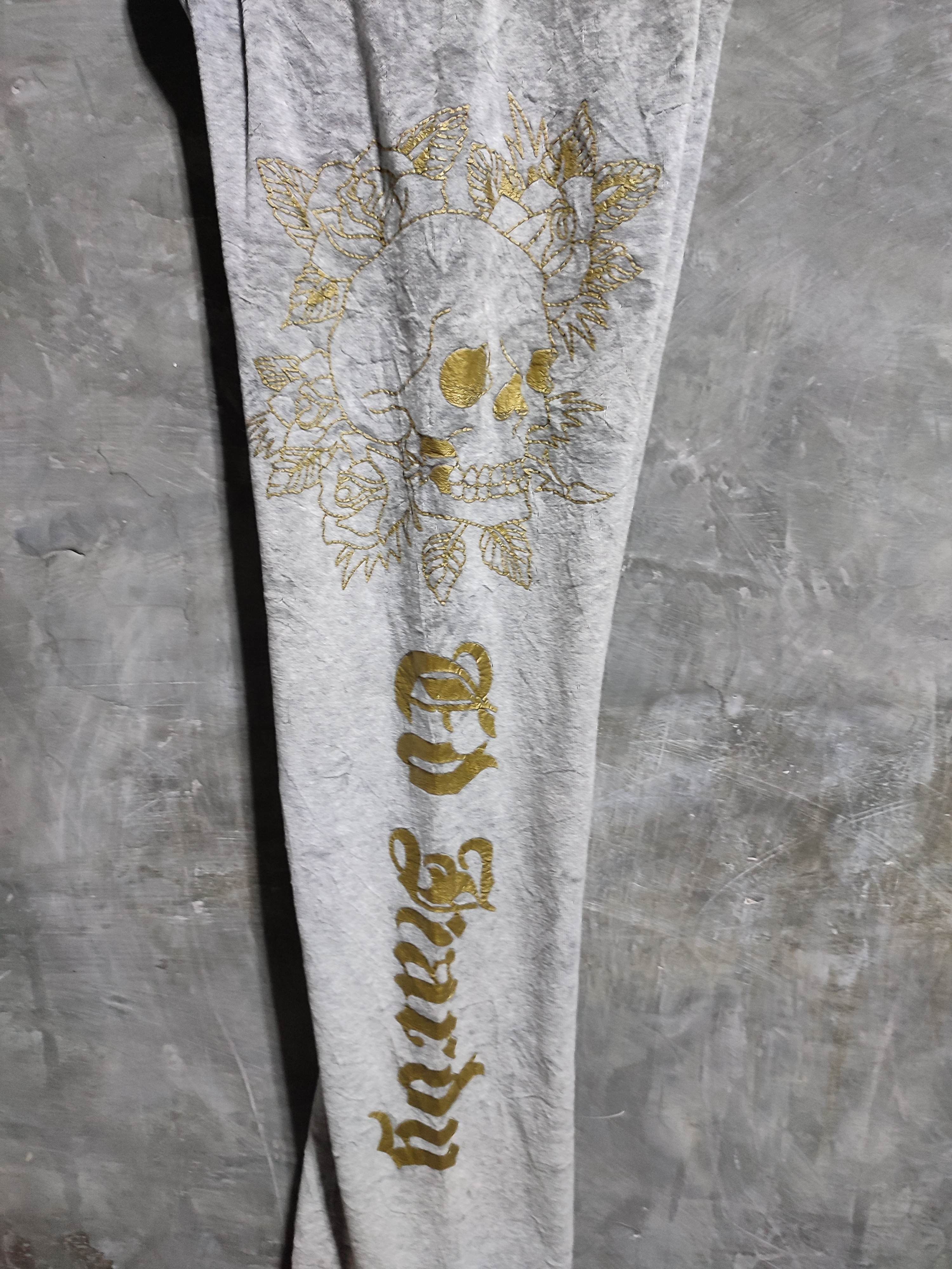 Ed Hardy Ed Hardy Skull Low Rise Sweatpants y2k style Size 28" / US 6 / IT 42 - 4 Thumbnail