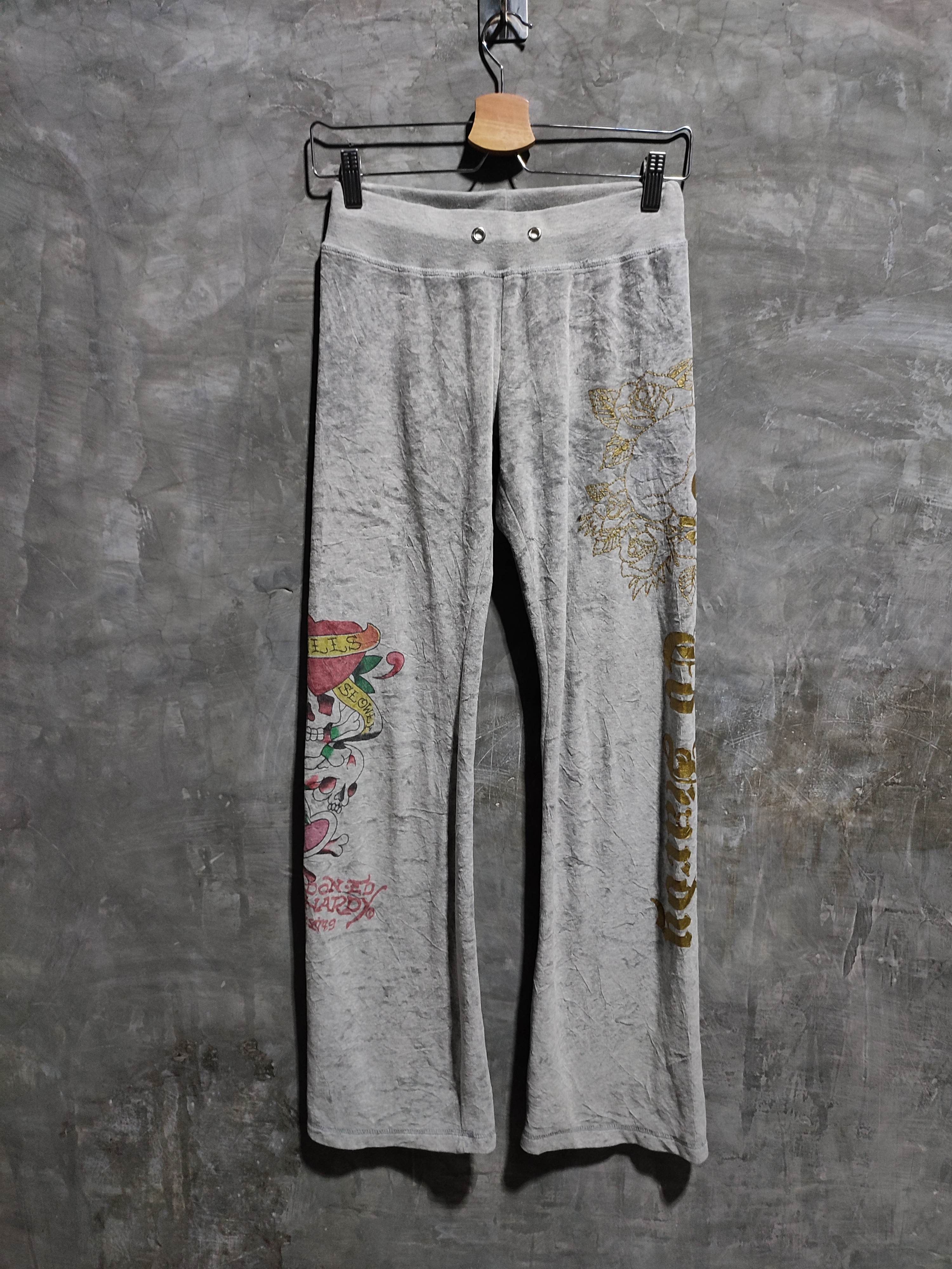Ed Hardy Ed Hardy Skull Low Rise Sweatpants y2k style Size 28" / US 6 / IT 42 - 5 Thumbnail