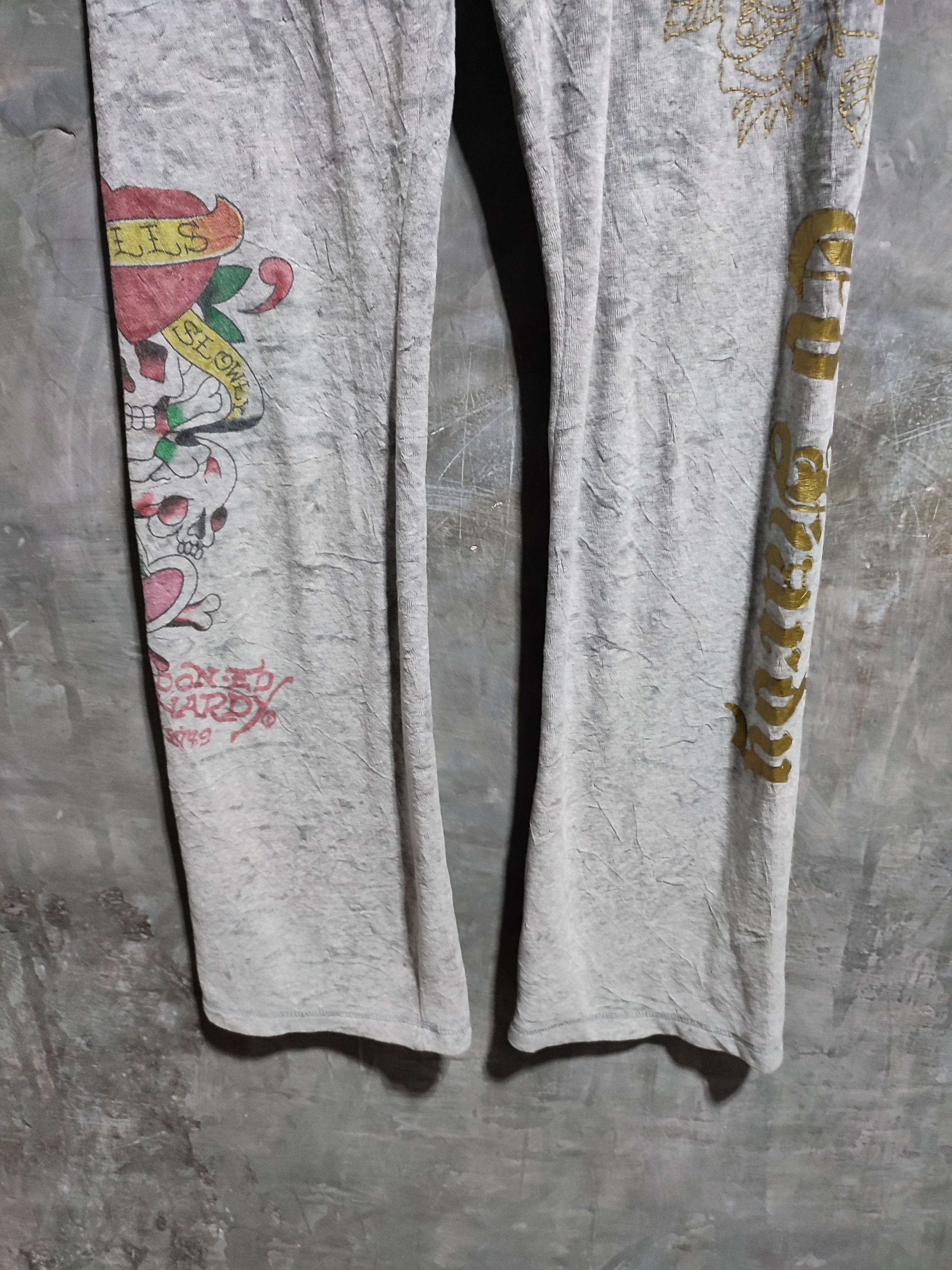 Ed Hardy Ed Hardy Skull Low Rise Sweatpants y2k style Size 28" / US 6 / IT 42 - 7 Thumbnail