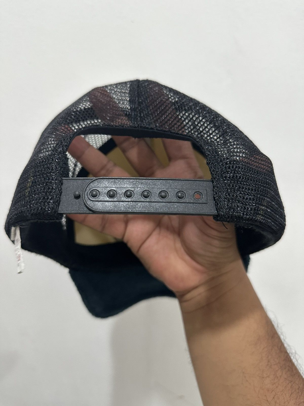 Vintage VTG Black Bassi Bass Stars Trucker Hat Size ONE SIZE - 8 Thumbnail