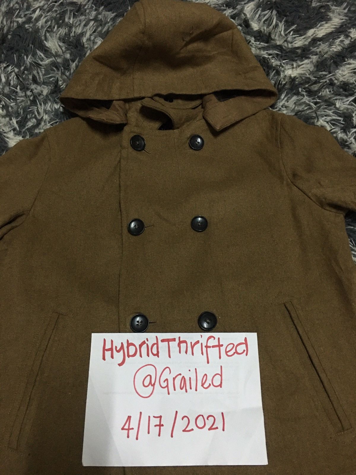 Ciaopanic Ciaopanic Typy Double Breasted Wool Pea Coat Size US S / EU 44-46 / 1 - 10 Thumbnail
