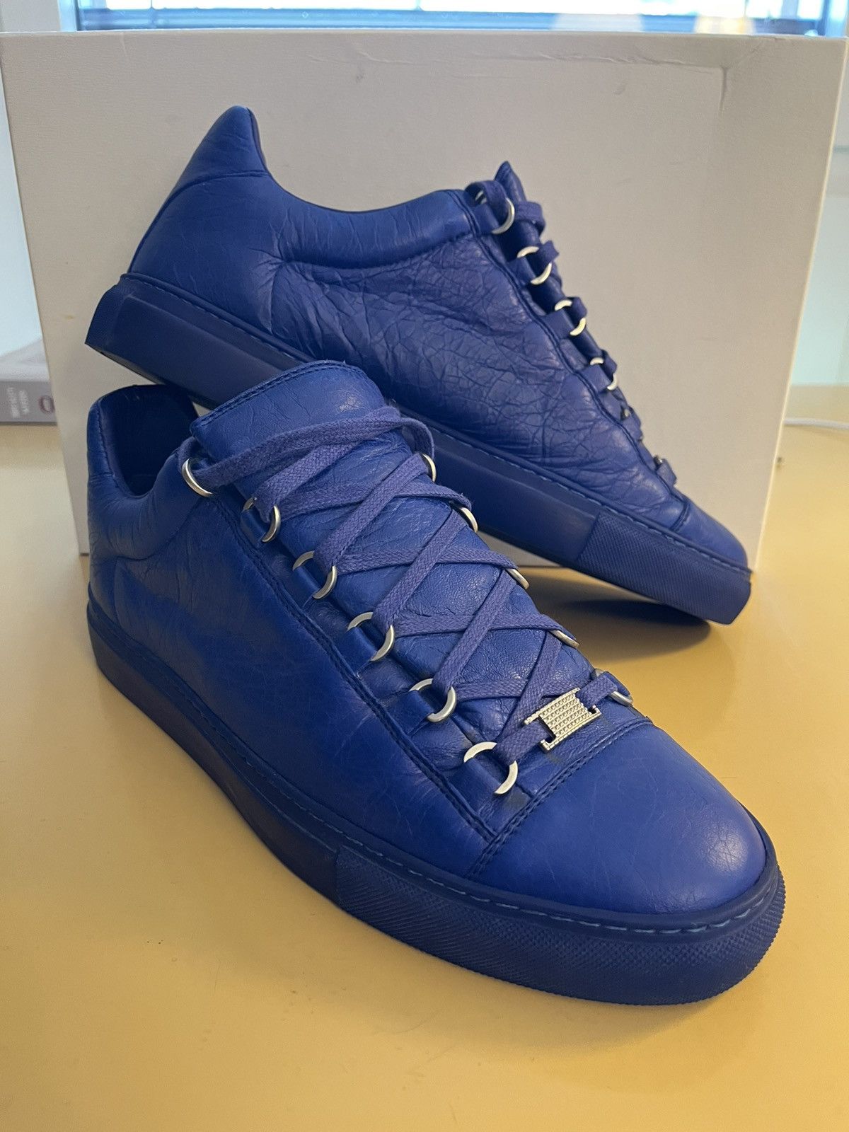 Balenciaga arena cheap electric blue