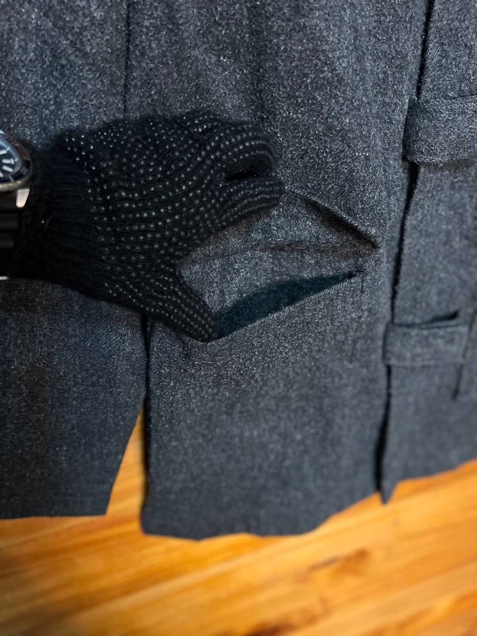 Japanese Brand VINTAGE NEYRIES WOOL BLEND FULL ZIP JACKET Size US M / EU 48-50 / 2 - 4 Thumbnail