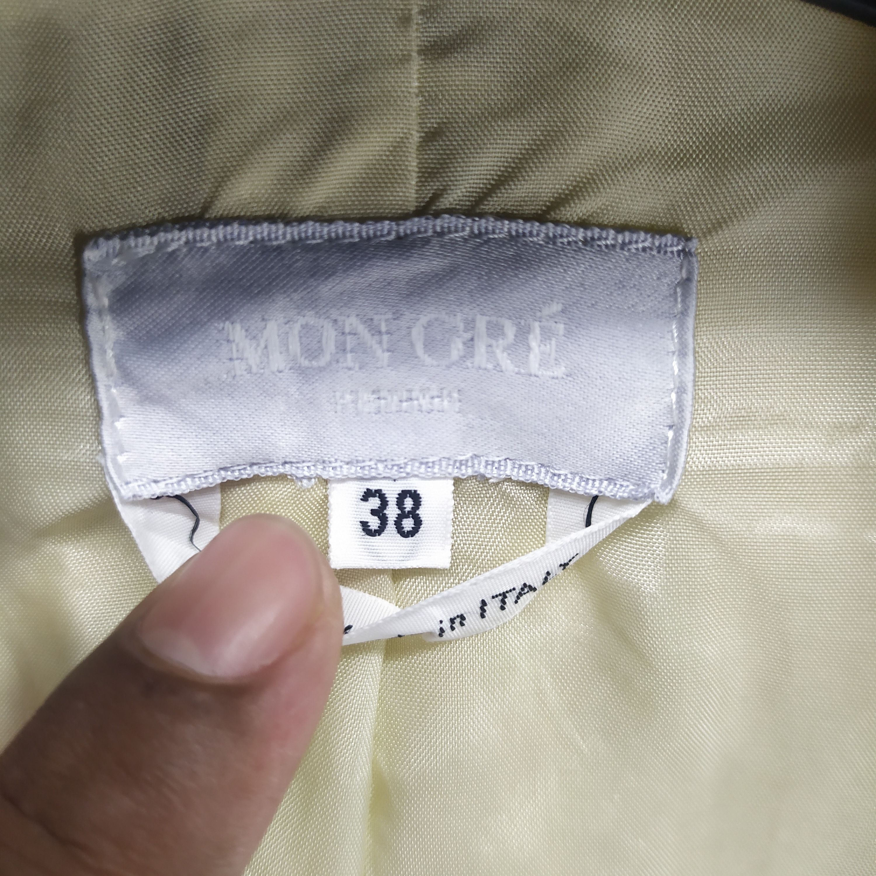 Japanese Brand Mon Gre Femme Fabric Made in Italy Fur Jacket #1404-59 Size S / US 4 / IT 40 - 8 Thumbnail