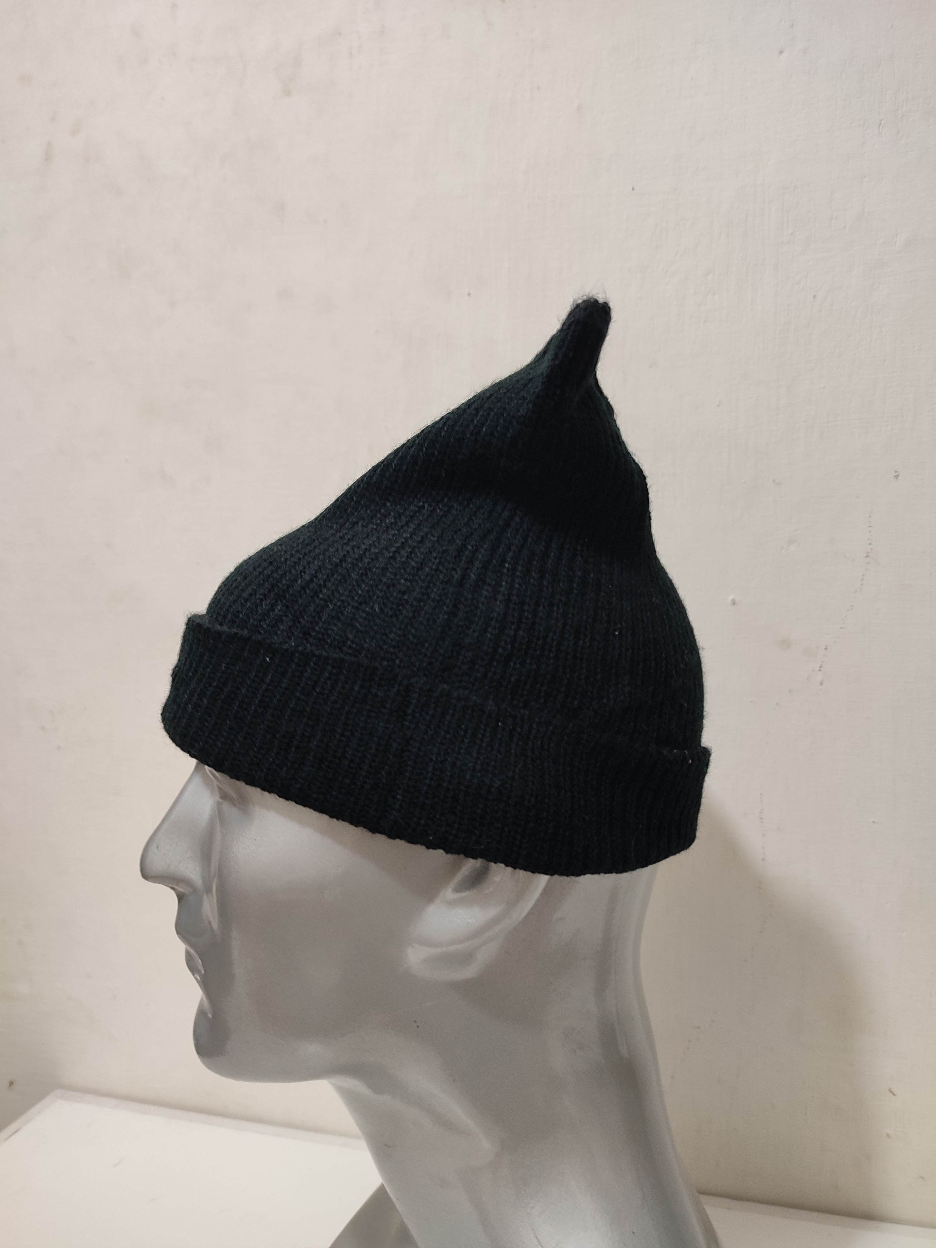 Other Black Bunny Devil Horns Beanie Hats Size ONE SIZE - 4 Thumbnail