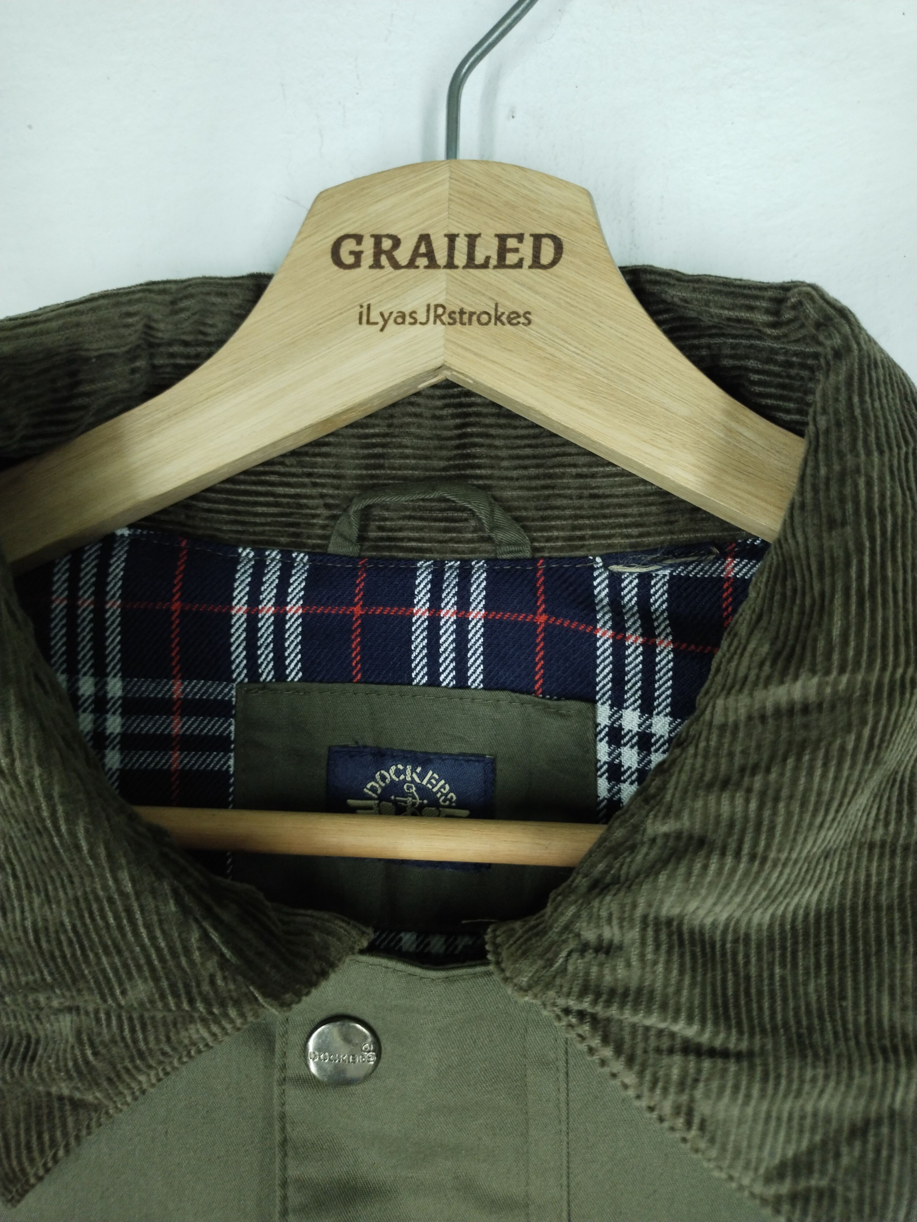 Dockers × If Six Was Nine × Vintage 🔥 VTG DOCKERS OILED WAX PROOF JACKET Size US L / EU 52-54 / 3 - 15 Thumbnail