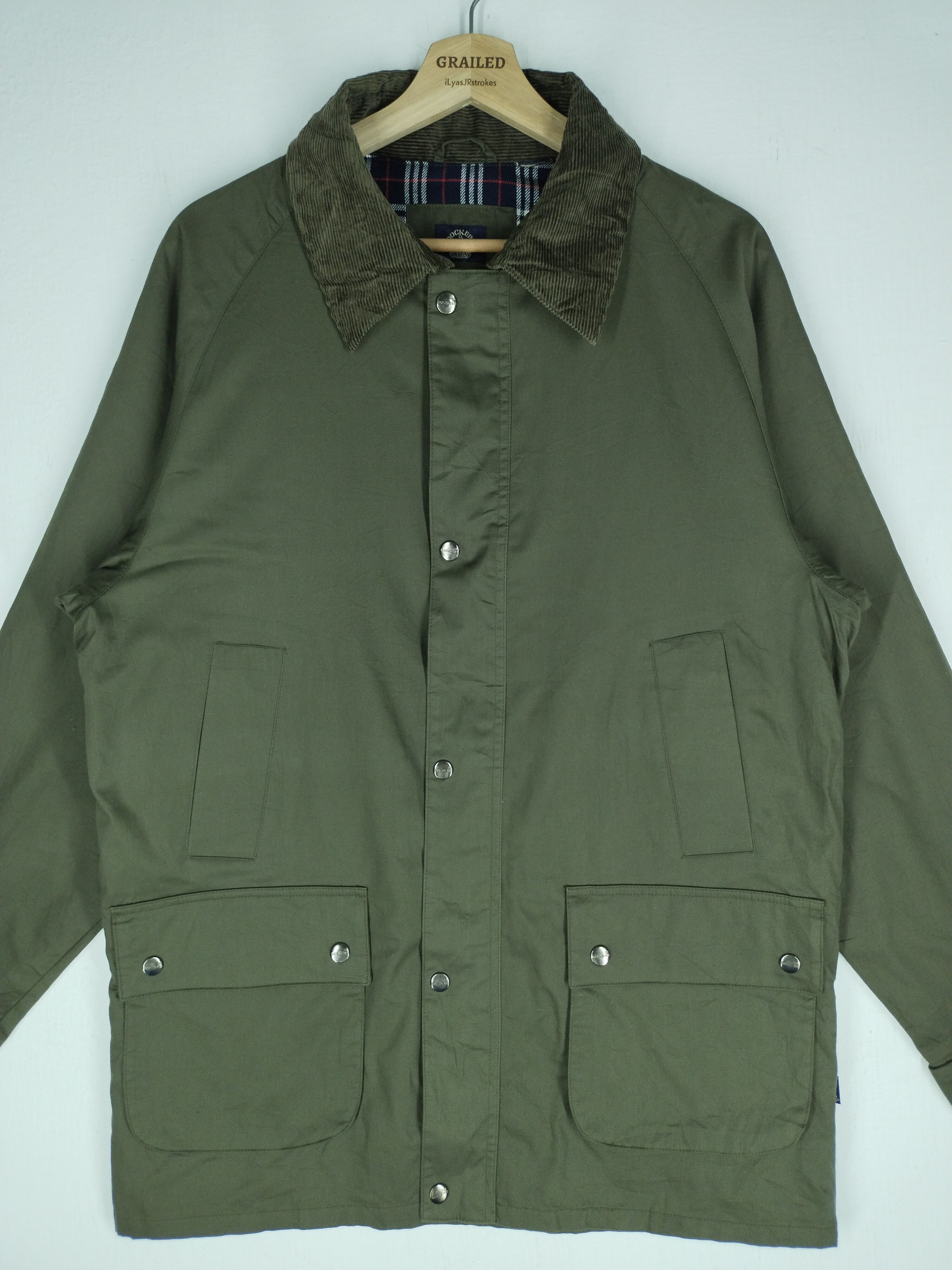 Dockers × If Six Was Nine × Vintage 🔥 VTG DOCKERS OILED WAX PROOF JACKET Size US L / EU 52-54 / 3 - 2 Thumbnail