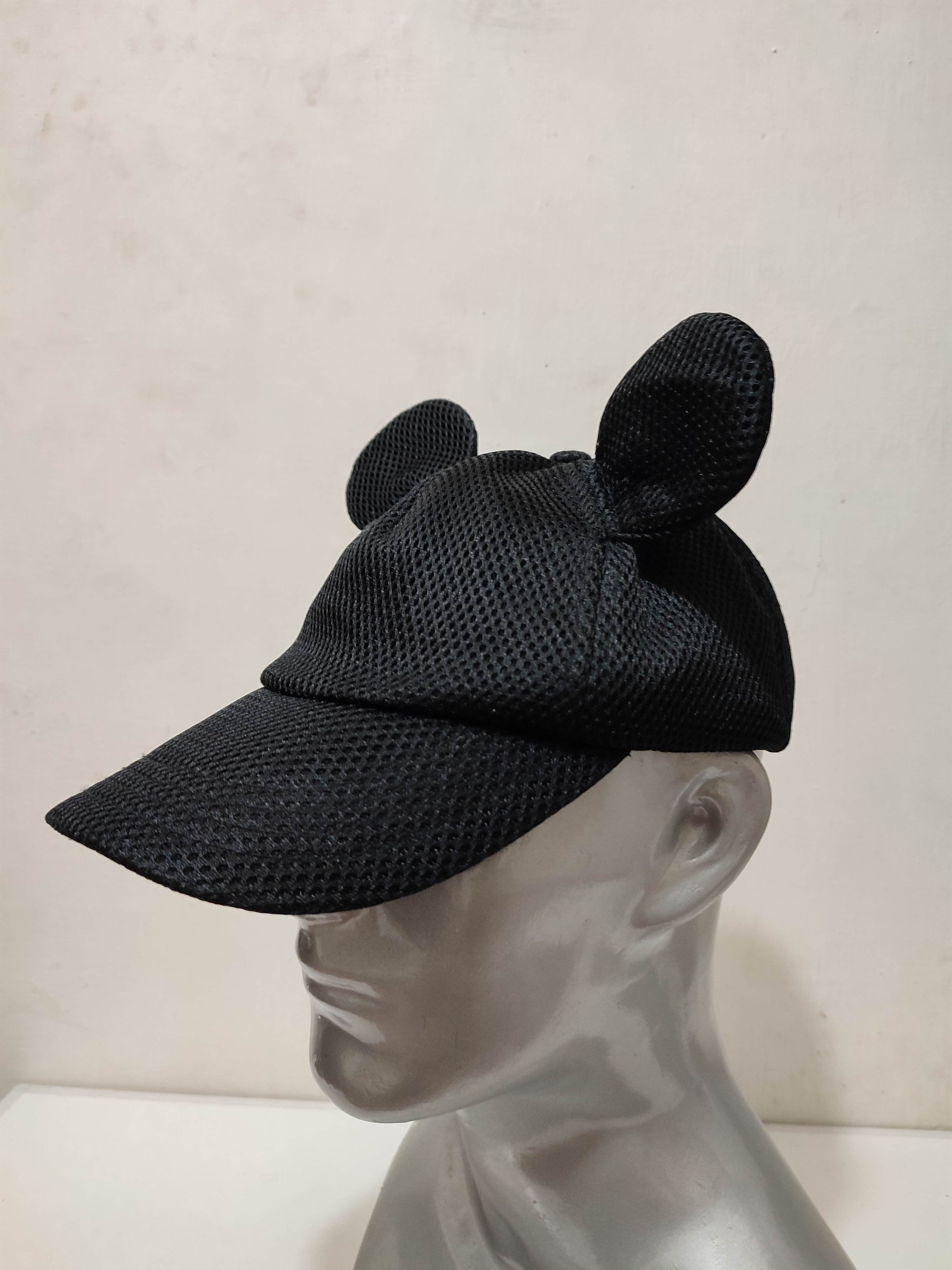 Other Unknown Black Bunny Ear Horn Devil Design Hats Size ONE SIZE - 3 Thumbnail