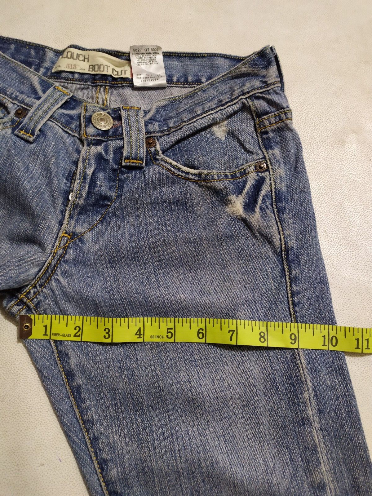 Levi's Levis Paisley Patchwork Distressed low rise flare Denim Size 27" / US 4 / IT 40 - 17 Thumbnail