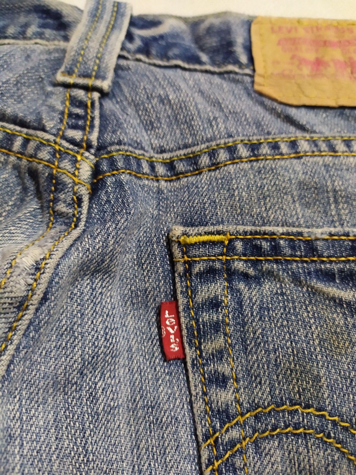 Levi's Levis Paisley Patchwork Distressed low rise flare Denim Size 27" / US 4 / IT 40 - 14 Thumbnail