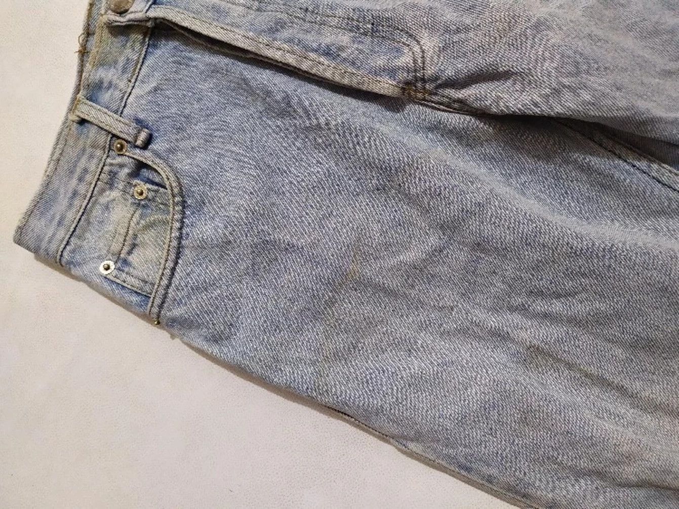 Levi's × Levi's Vintage Clothing × Vintage Vintage Levi’s 501 Stone Wash Classic Cut Denim Jeans Size US 27 - 4 Thumbnail