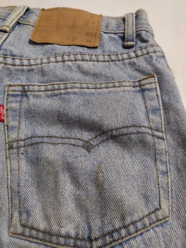 Levi's × Levi's Vintage Clothing × Vintage Vintage Levi’s 501 Stone Wash Classic Cut Denim Jeans Size US 27 - 12 Thumbnail