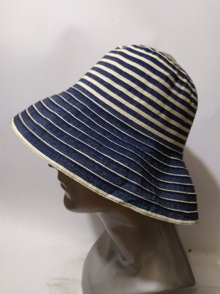 Japanese Brand Unknown Japanese Stripe Bucket hats Nice Design Size ONE SIZE - 1 Thumbnail