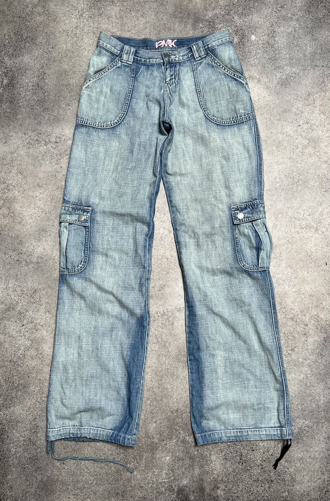 Japanese Brand × Vintage Vintage Japanese cargo flare jeans Size 28" / US 6 / IT 42 - 1 Thumbnail