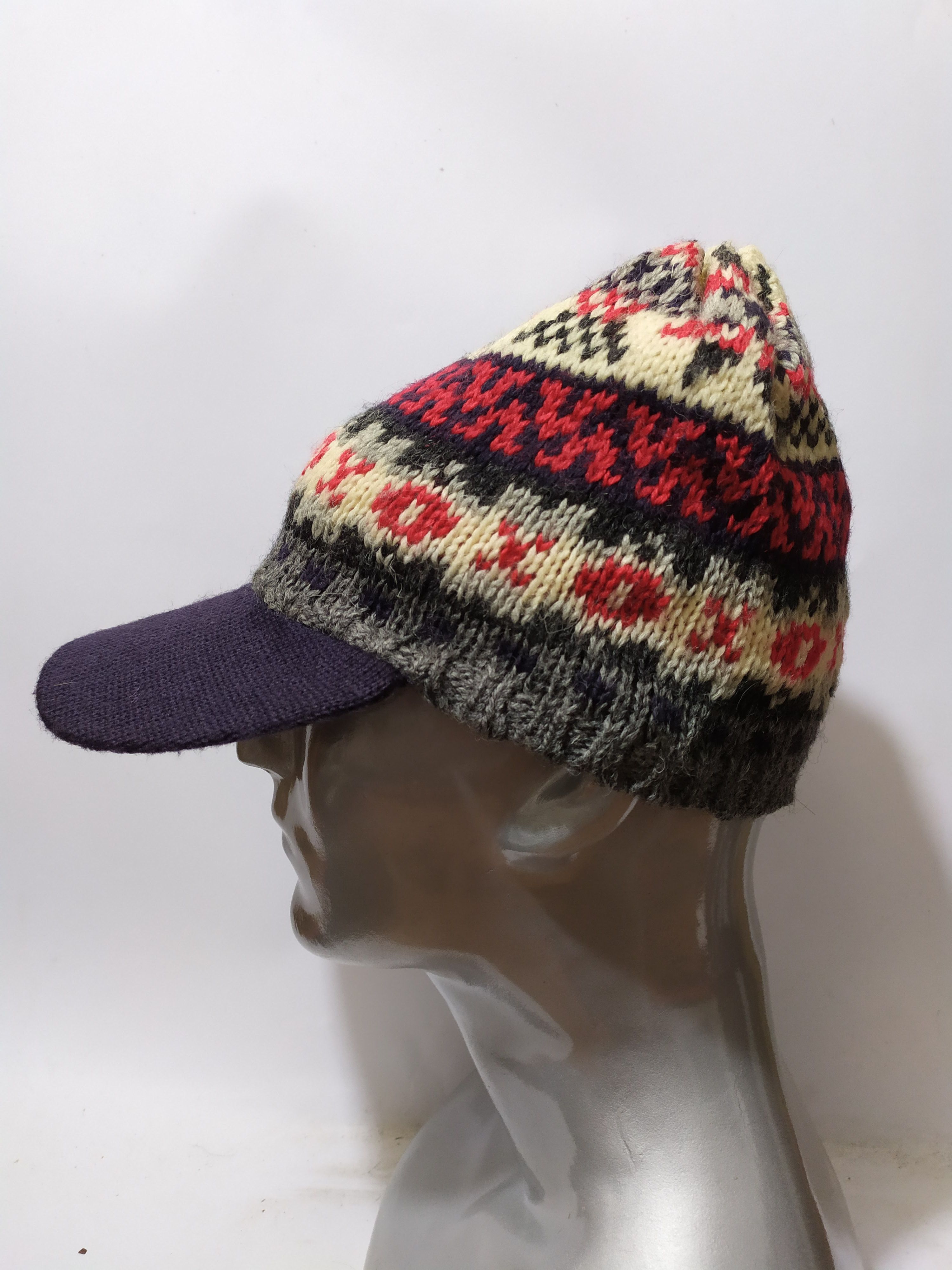 Designer Warren Scott Navajo Knitted Hats Size ONE SIZE - 1 Thumbnail