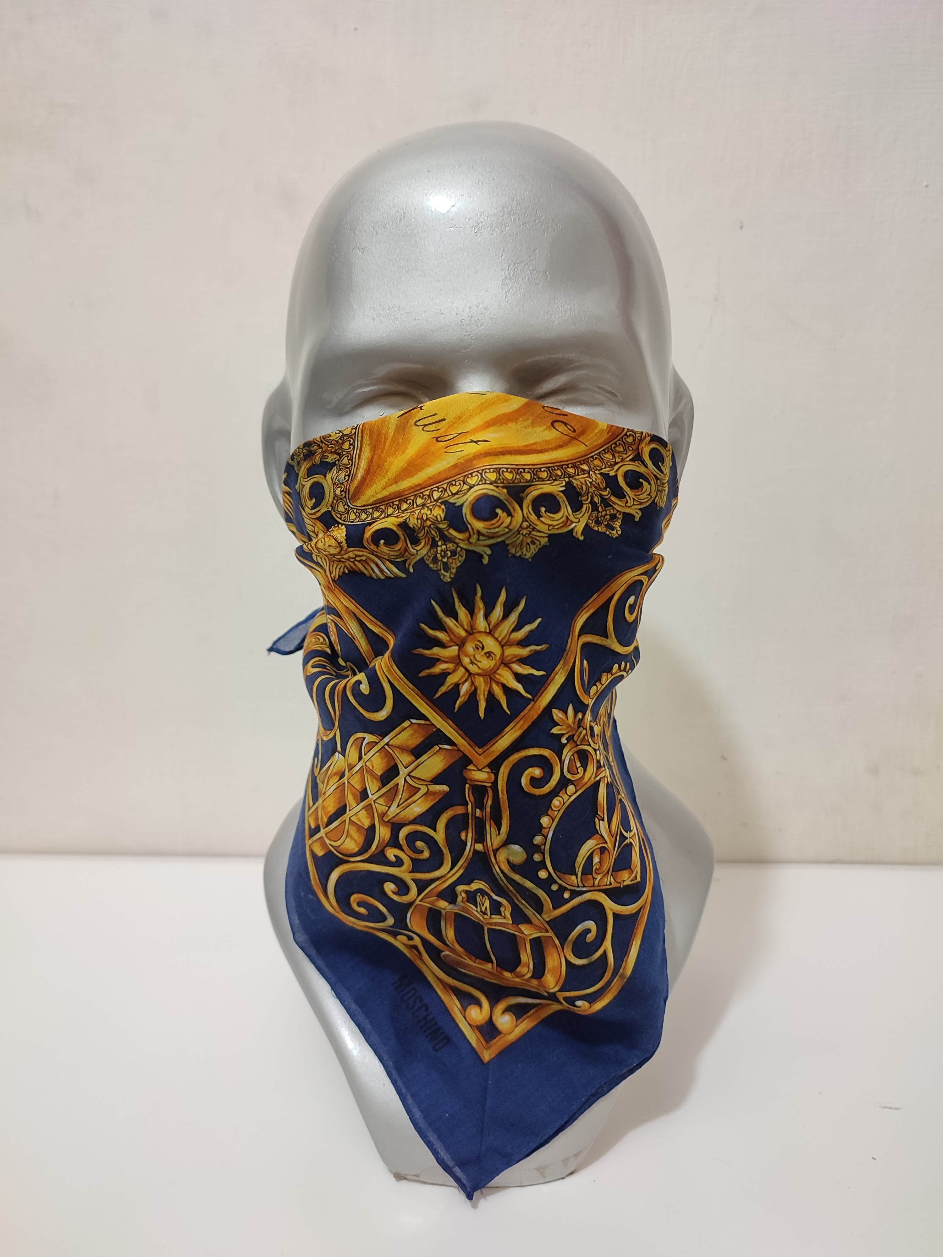 Moschino Moschino Handkerchief Neckerchief masked headband Size ONE SIZE - 1 Thumbnail