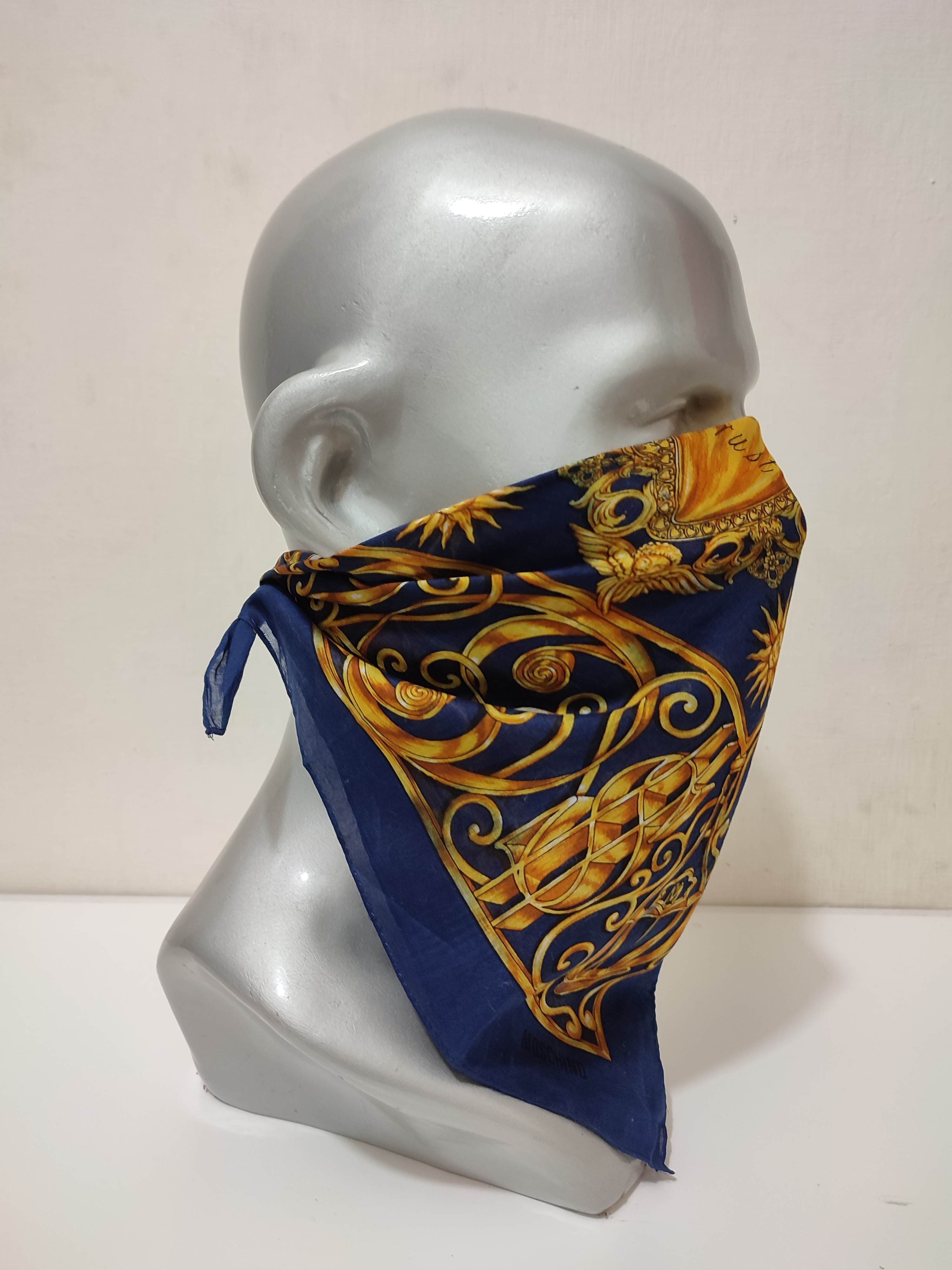Moschino Moschino Handkerchief Neckerchief masked headband Size ONE SIZE - 2 Thumbnail