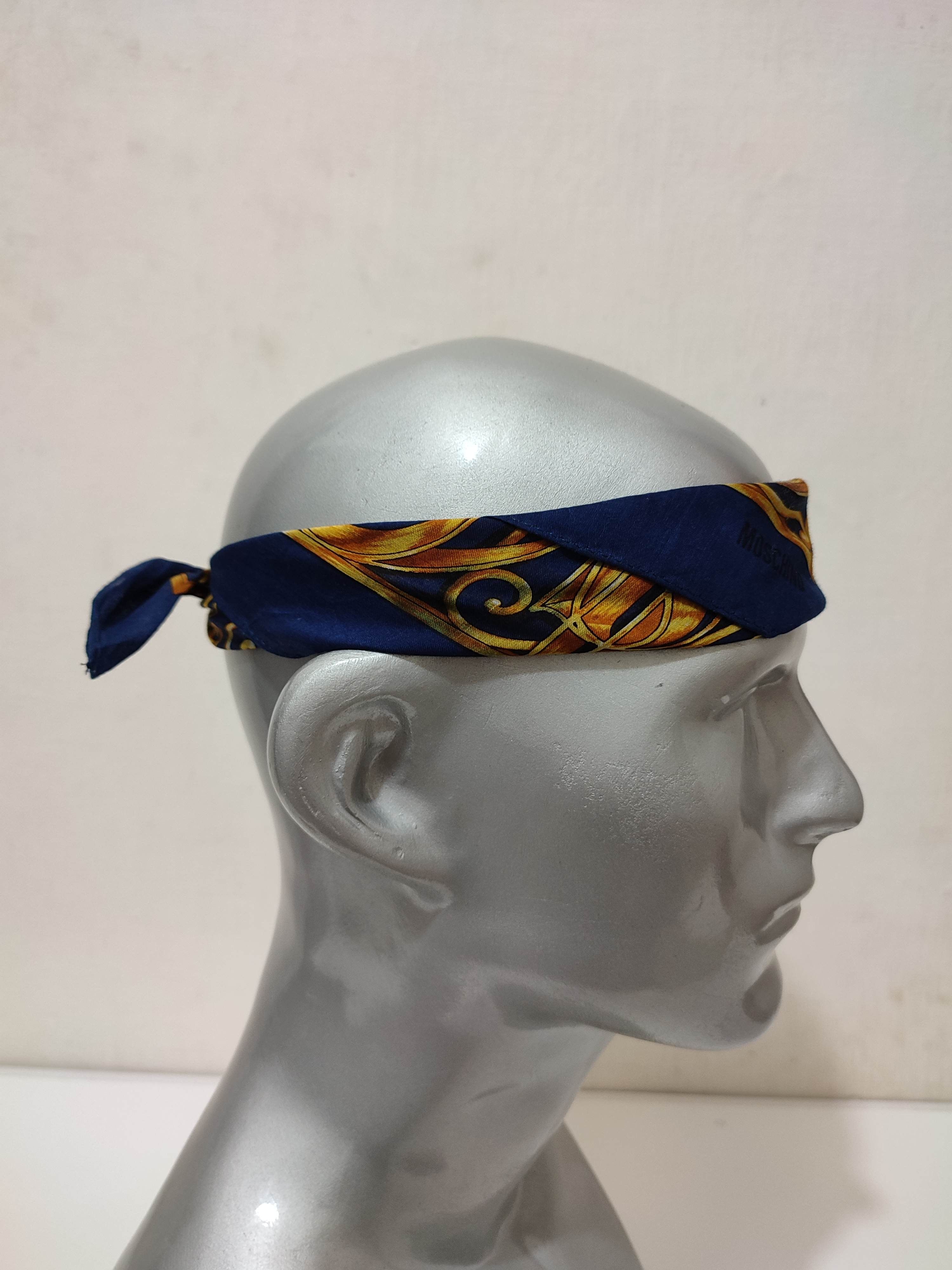 Moschino Moschino Handkerchief Neckerchief masked headband Size ONE SIZE - 6 Thumbnail