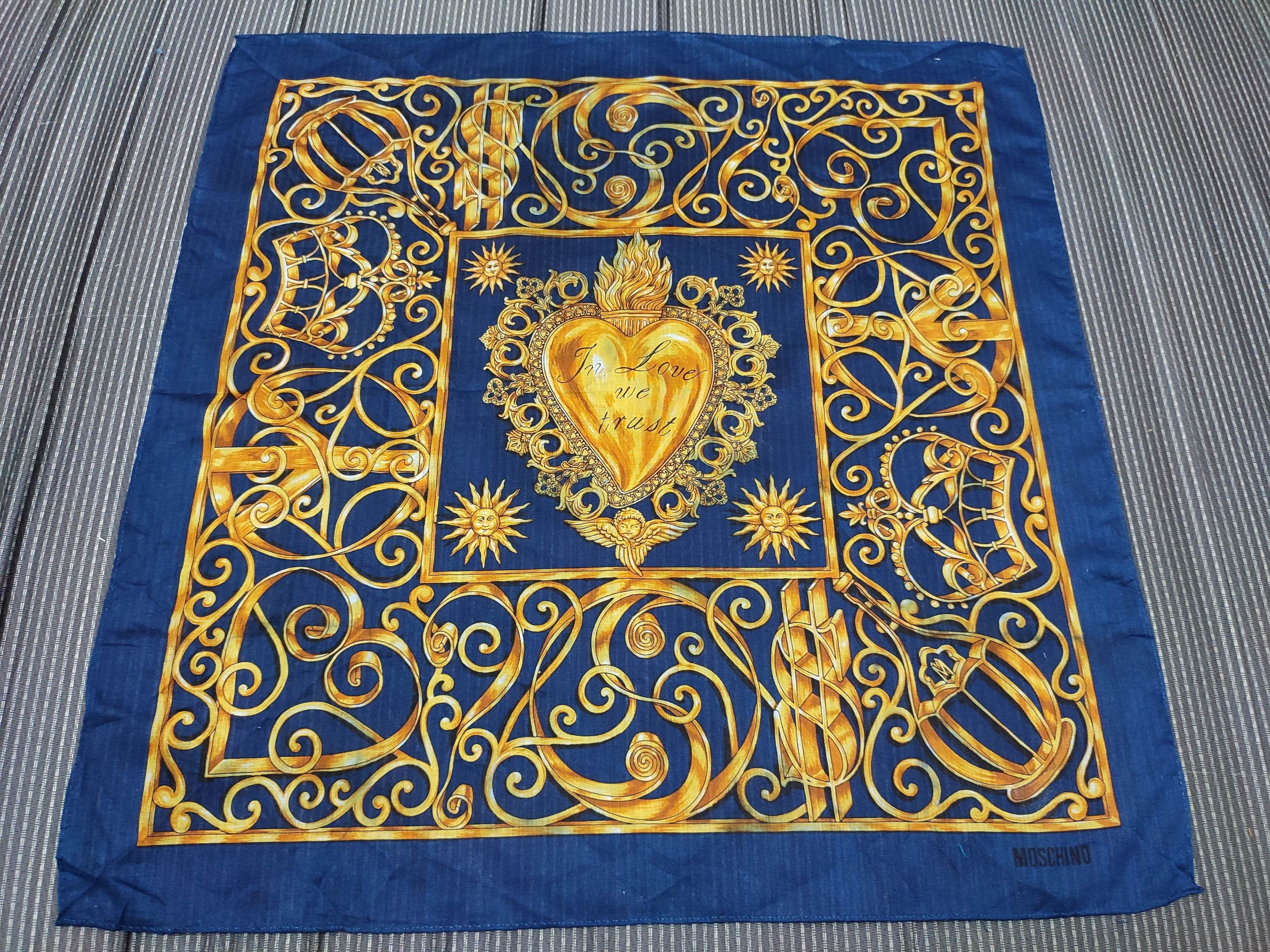 Moschino Moschino Handkerchief Neckerchief masked headband Size ONE SIZE - 9 Thumbnail