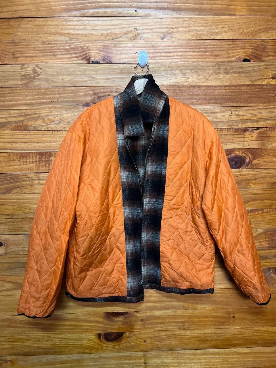 Vintage VINTAGE THE ROUND AMERICA WOOL PLAID TARTAN JACKET Size US M / EU 48-50 / 2 - 11 Thumbnail
