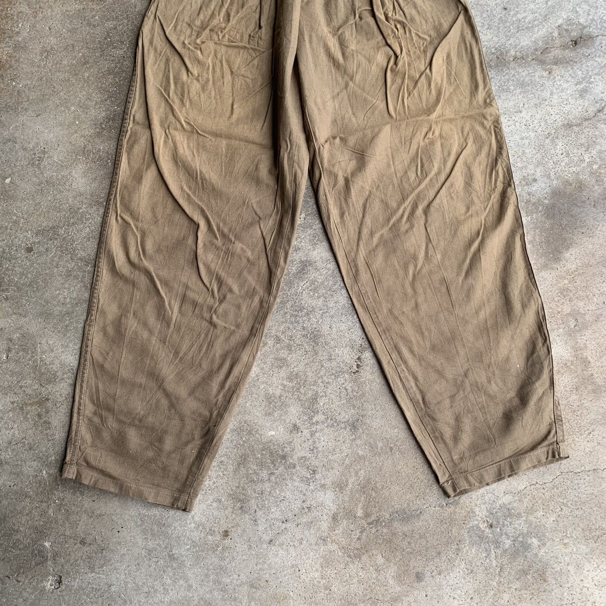 Japanese Brand Japanese Vintage 28x31 Baggy Cotton Pants Size US 28 / EU 44 - 5 Thumbnail