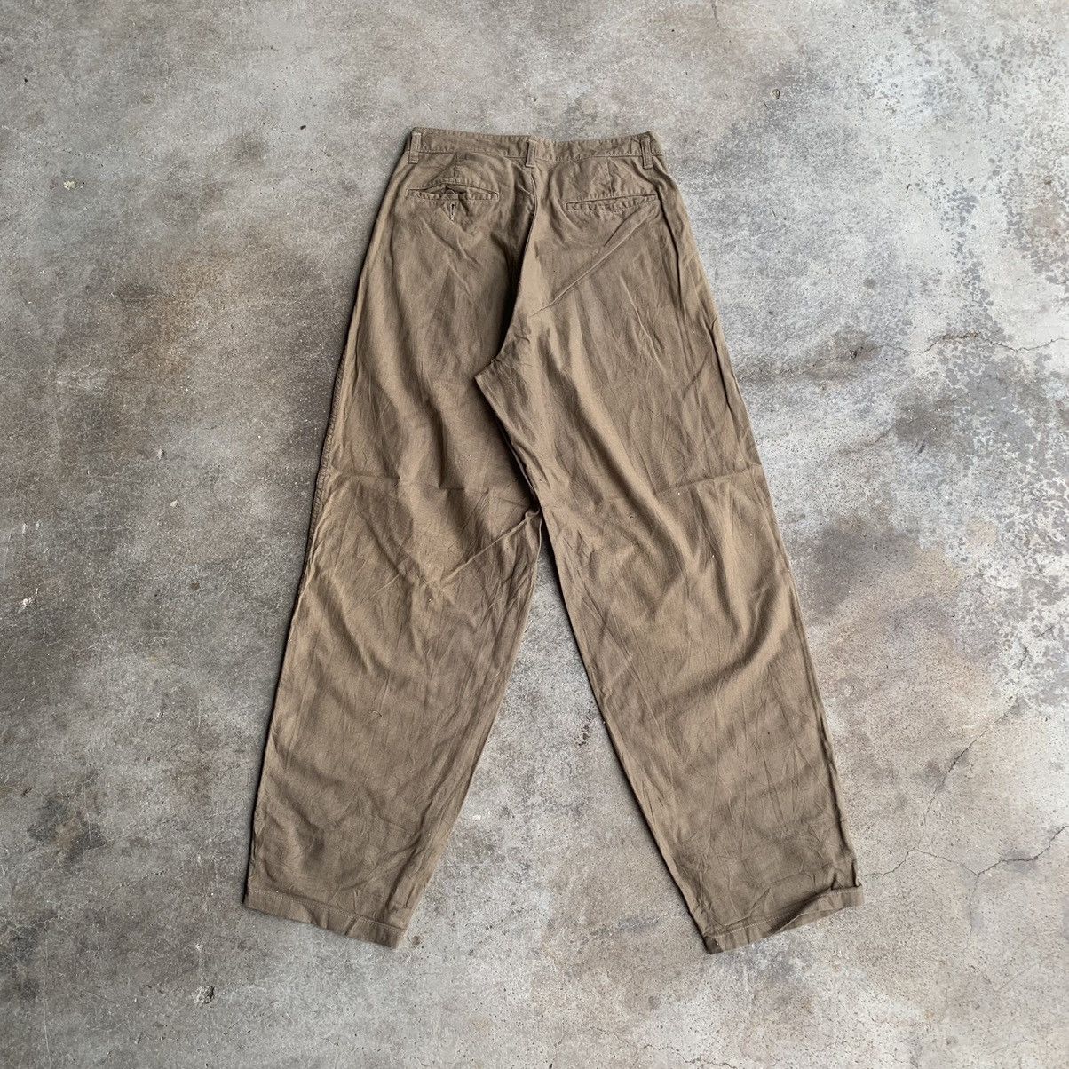 Japanese Brand Japanese Vintage 28x31 Baggy Cotton Pants Size US 28 / EU 44 - 10 Thumbnail