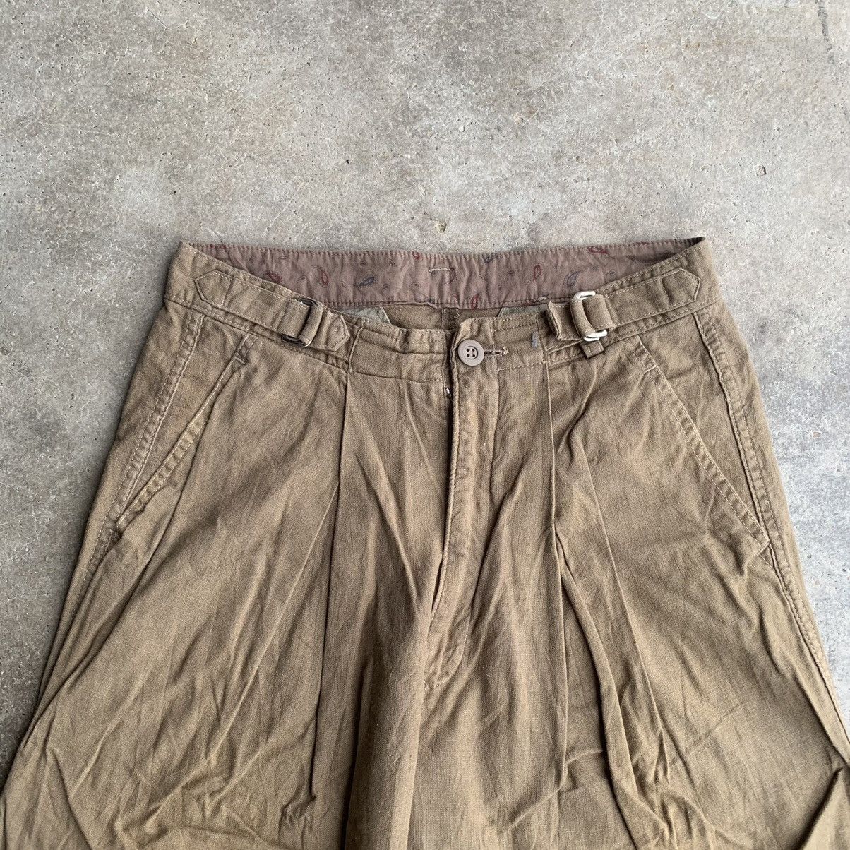 Japanese Brand Japanese Vintage 28x31 Baggy Cotton Pants Size US 28 / EU 44 - 2 Thumbnail