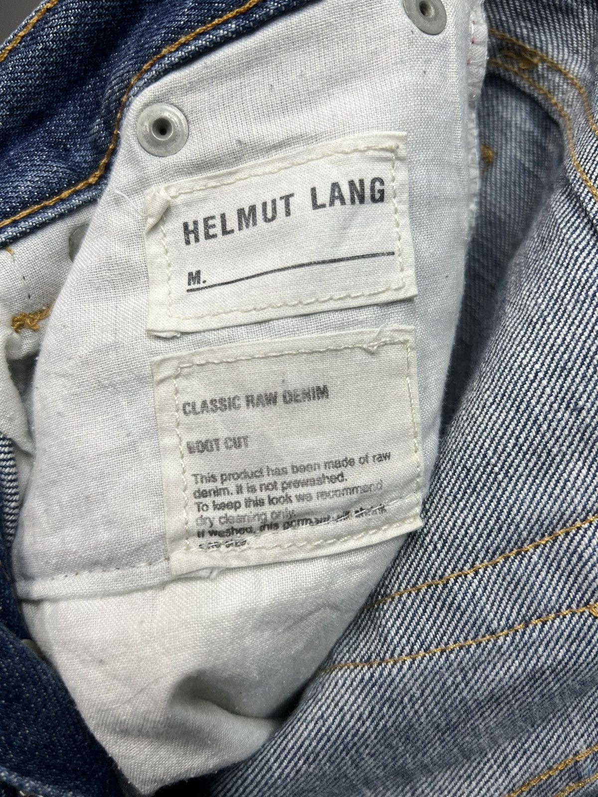Helmut Lang VINTAGE HELMUT LANG CLASSIC RAW DENIM JEANS SIZE 28 Size US 28 / EU 44 - 6 Thumbnail