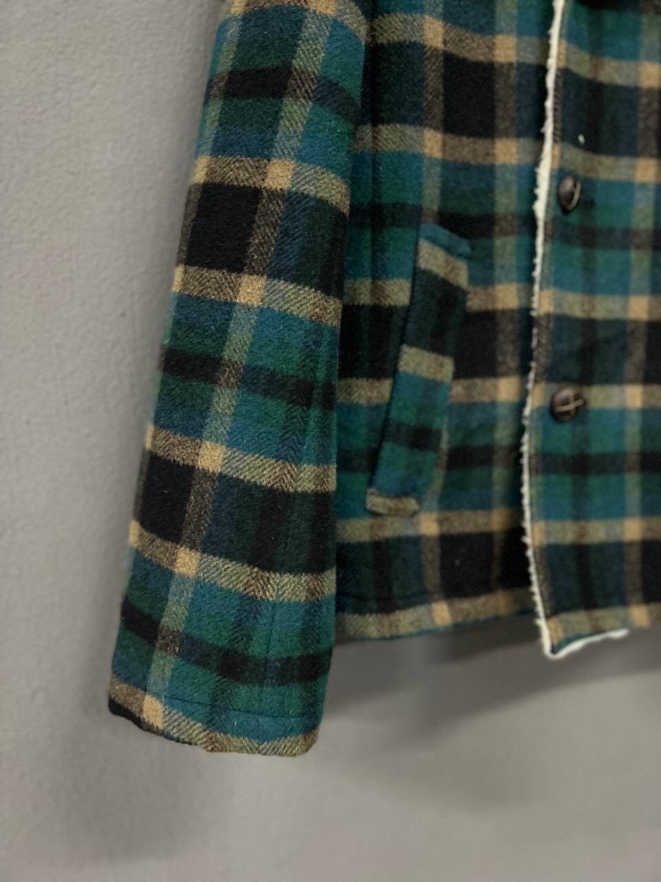 Japanese Brand BUZZ SPUNKY SHERPA LINED PEACOAT JACKET Size US M / EU 48-50 / 2 - 5 Thumbnail