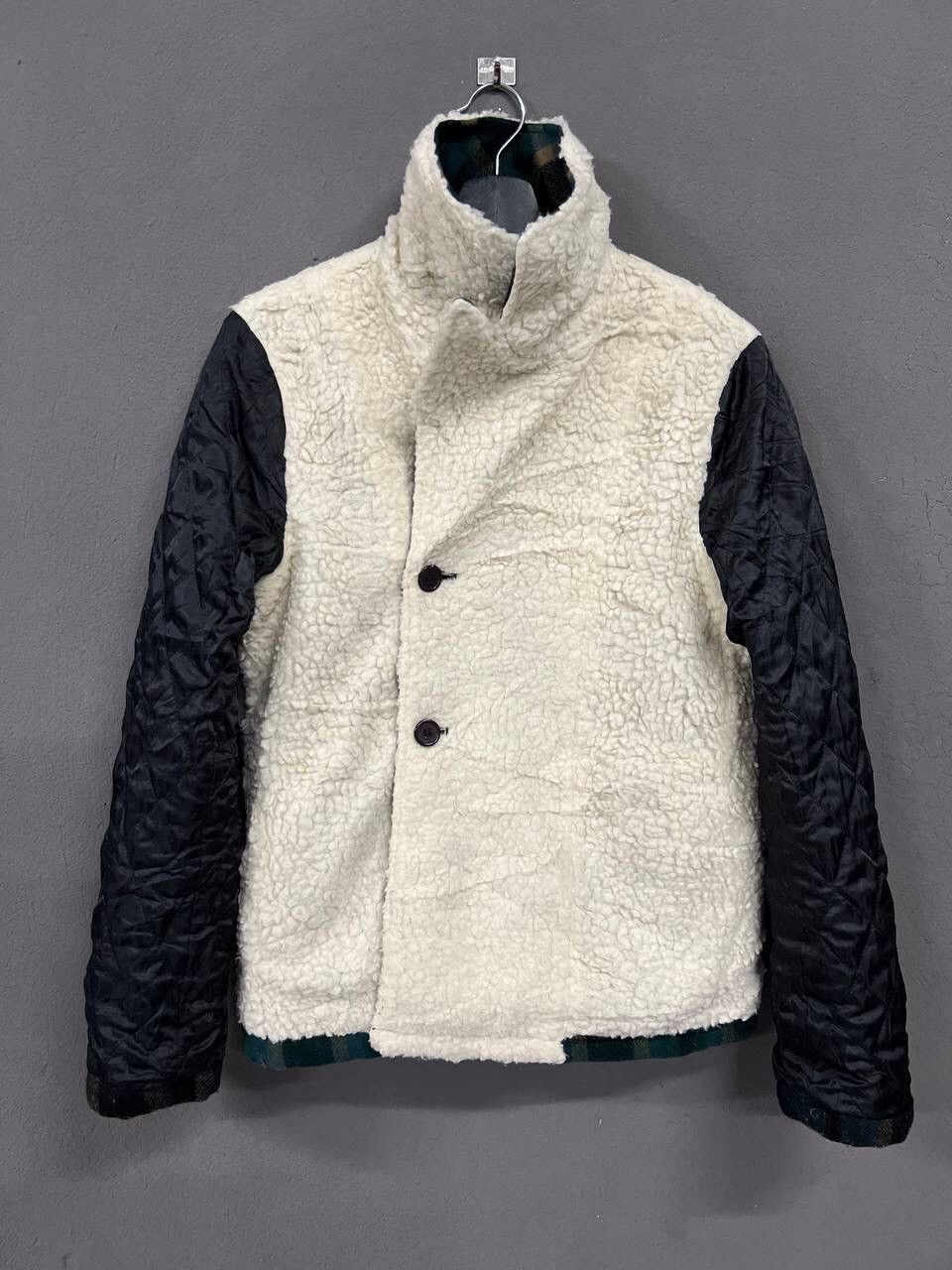 Japanese Brand BUZZ SPUNKY SHERPA LINED PEACOAT JACKET Size US M / EU 48-50 / 2 - 8 Thumbnail