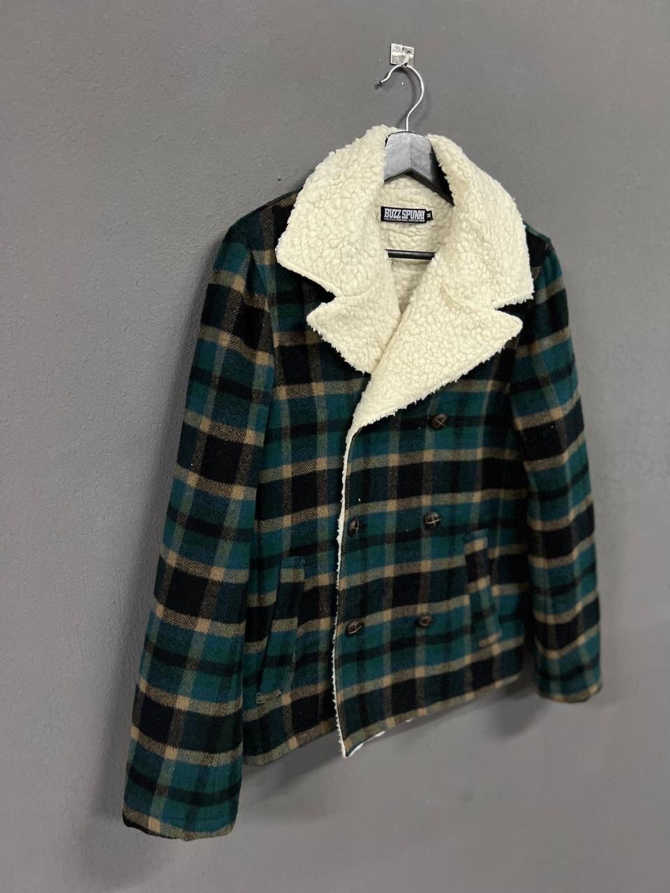 Japanese Brand BUZZ SPUNKY SHERPA LINED PEACOAT JACKET Size US M / EU 48-50 / 2 - 2 Thumbnail