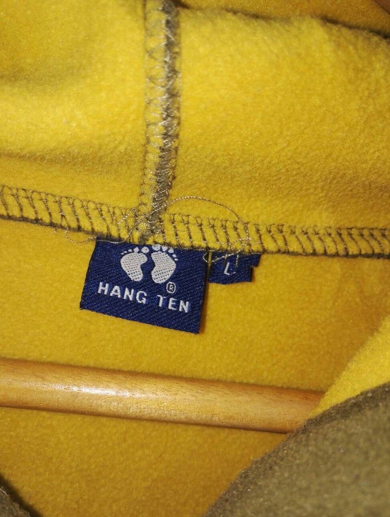 Hang Ten Vintage HANG TEN Fleece Hoodie embroidered Logo Size US L / EU 52-54 / 3 - 7 Thumbnail