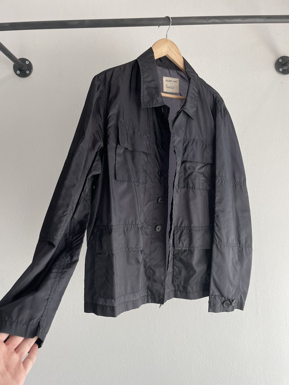 Helmut Lang Rare m65 four pockets light military cargo jacket archive Size US M / EU 48-50 / 2 - 9 Thumbnail