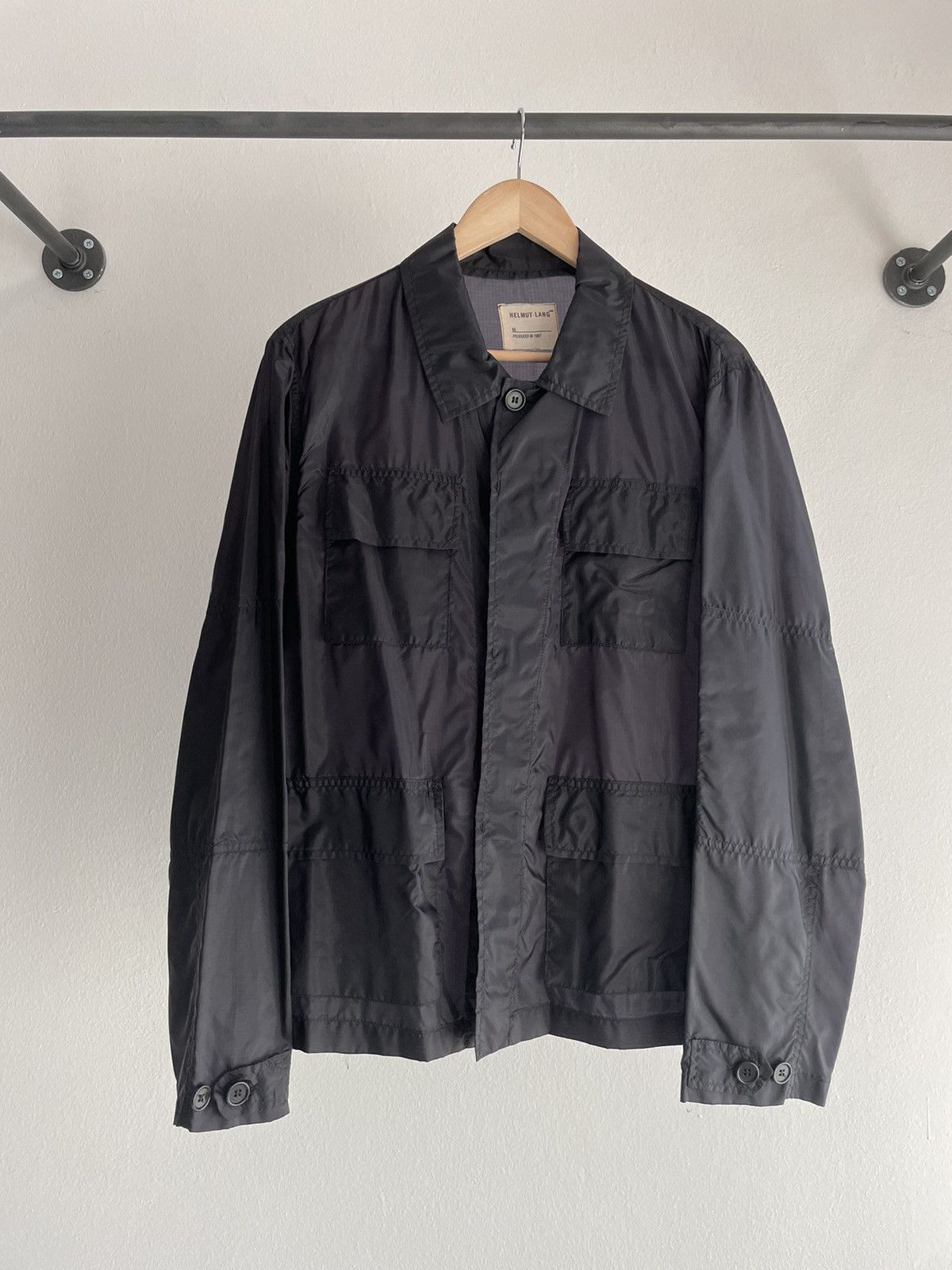 Helmut Lang Rare m65 four pockets light military cargo jacket archive Size US M / EU 48-50 / 2 - 7 Thumbnail