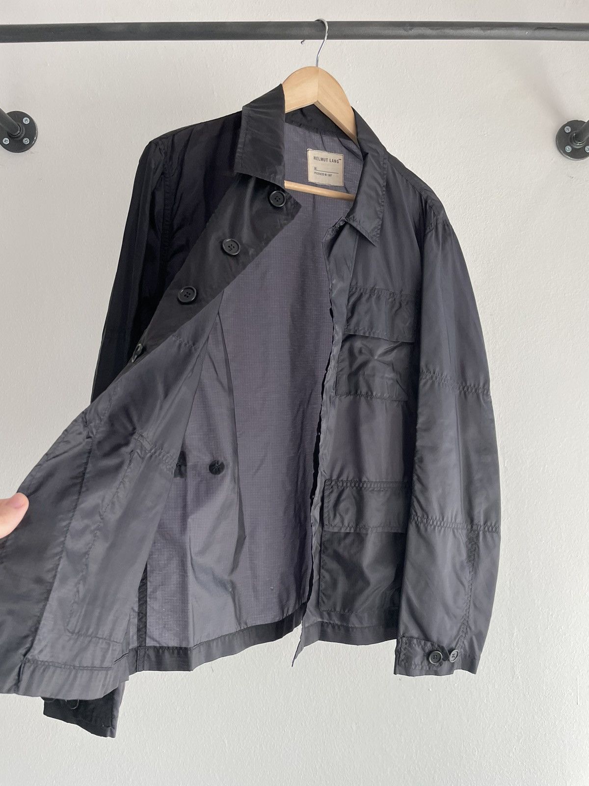 Helmut Lang Rare m65 four pockets light military cargo jacket archive Size US M / EU 48-50 / 2 - 10 Thumbnail