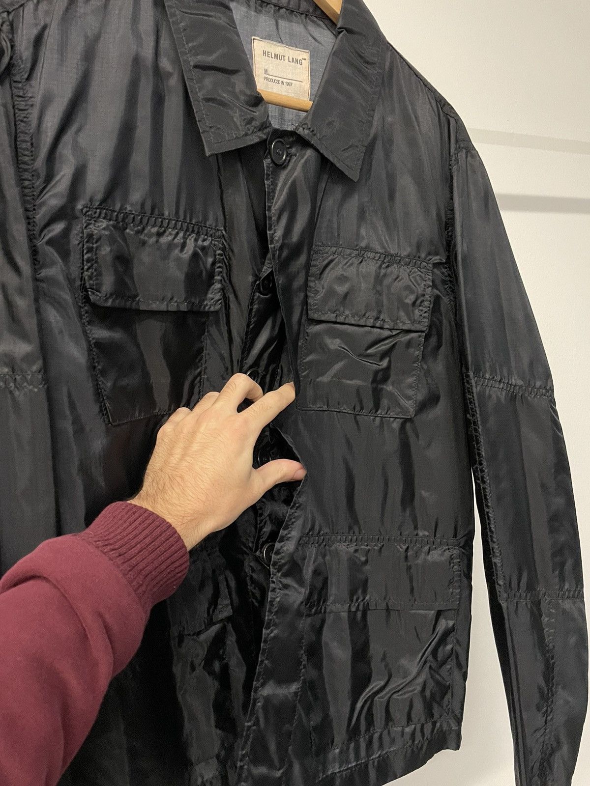 Helmut Lang Rare m65 four pockets light military cargo jacket archive Size US M / EU 48-50 / 2 - 5 Thumbnail