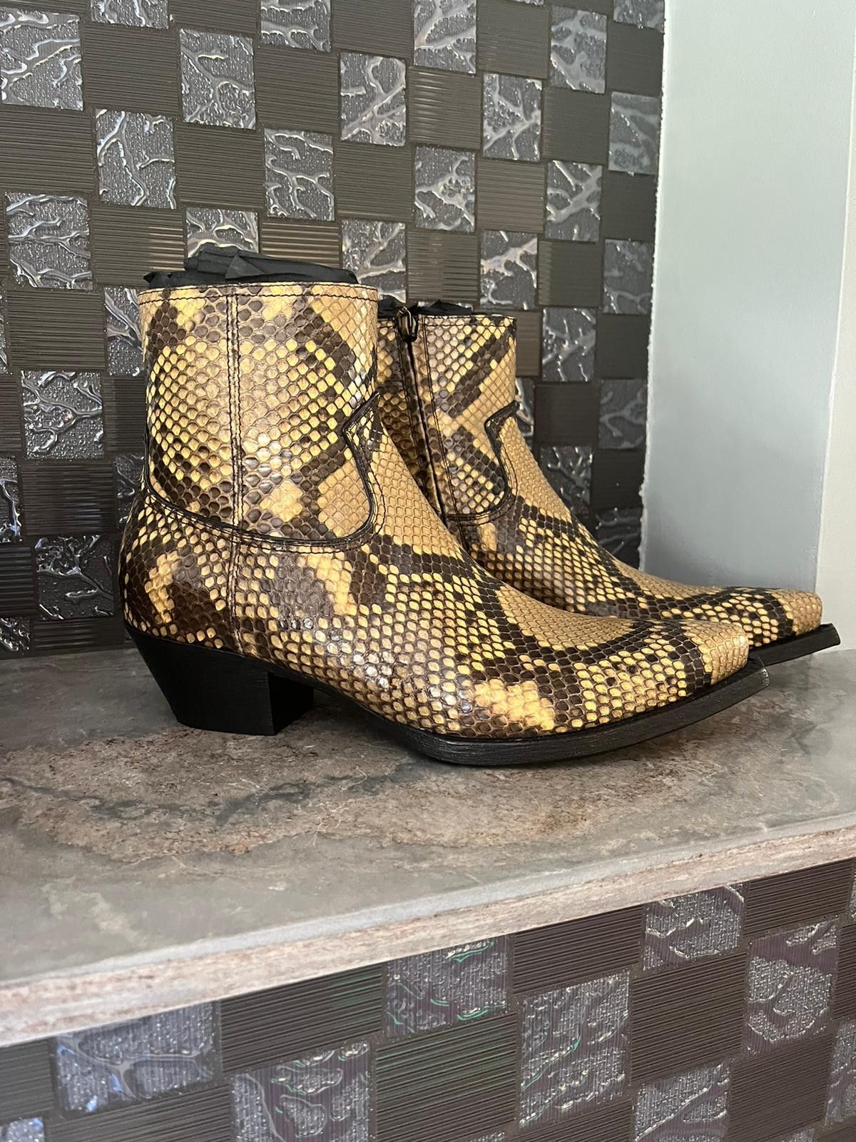 Saint Laurent Paris Lukas 40 Zip Boots in Soleado Size US 7 / EU 40 - 15 Thumbnail