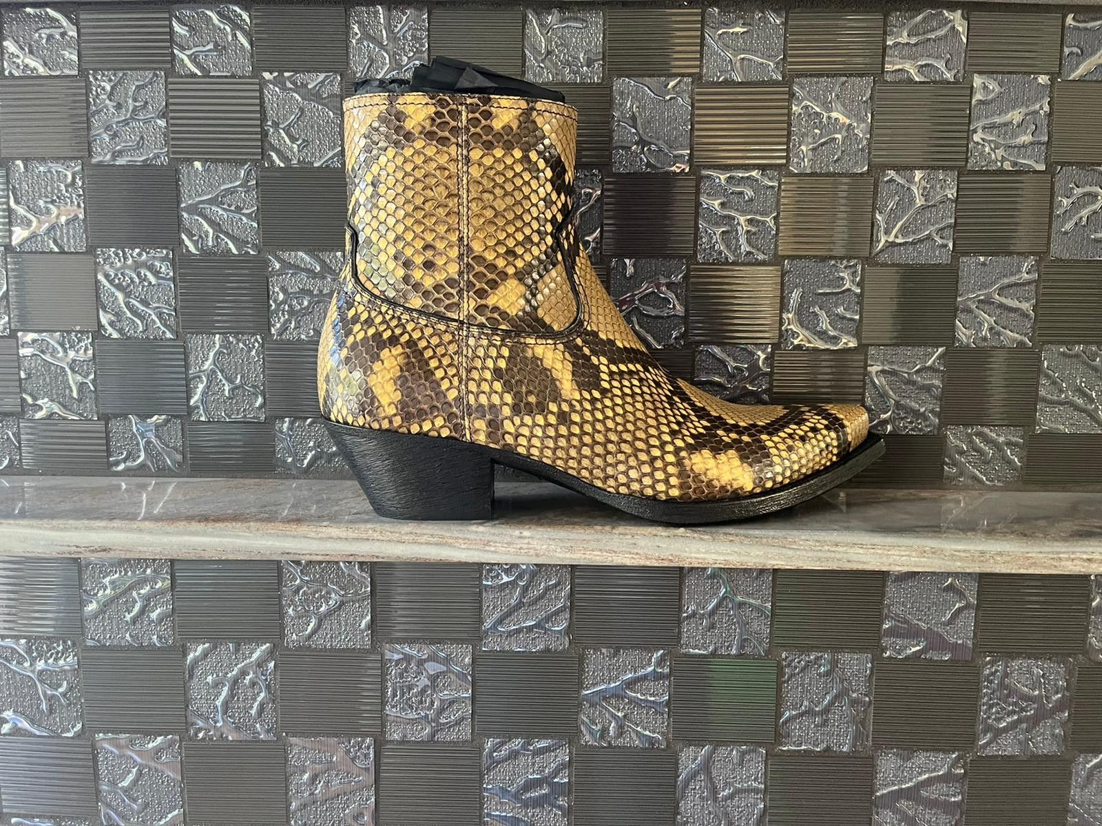 Saint Laurent Paris Lukas 40 Zip Boots in Soleado Size US 7 / EU 40 - 8 Thumbnail