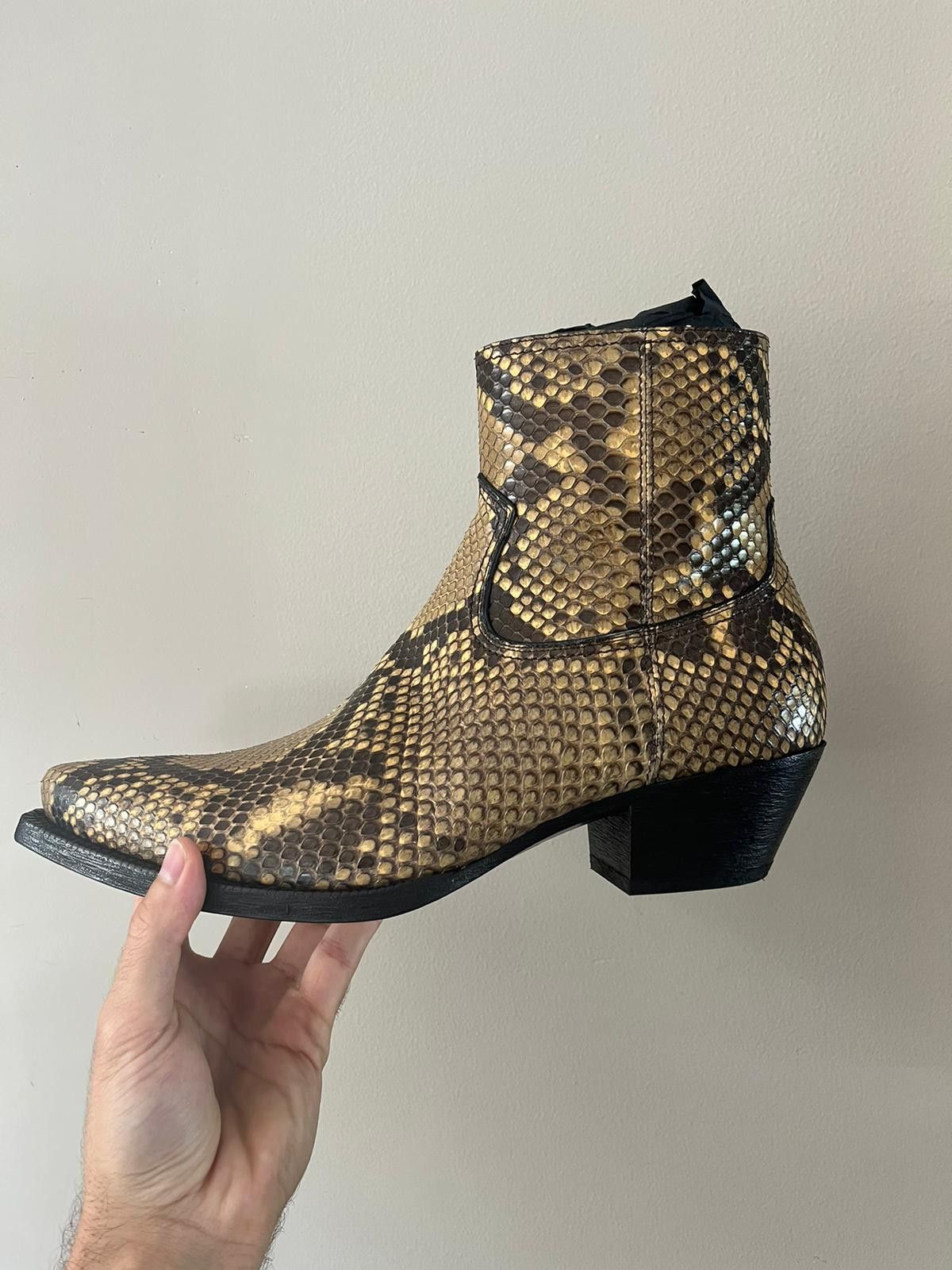 Saint Laurent Paris Lukas 40 Zip Boots in Soleado Size US 7 / EU 40 - 18 Thumbnail