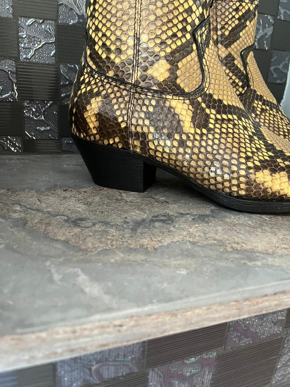 Saint Laurent Paris Lukas 40 Zip Boots in Soleado Size US 7 / EU 40 - 17 Thumbnail