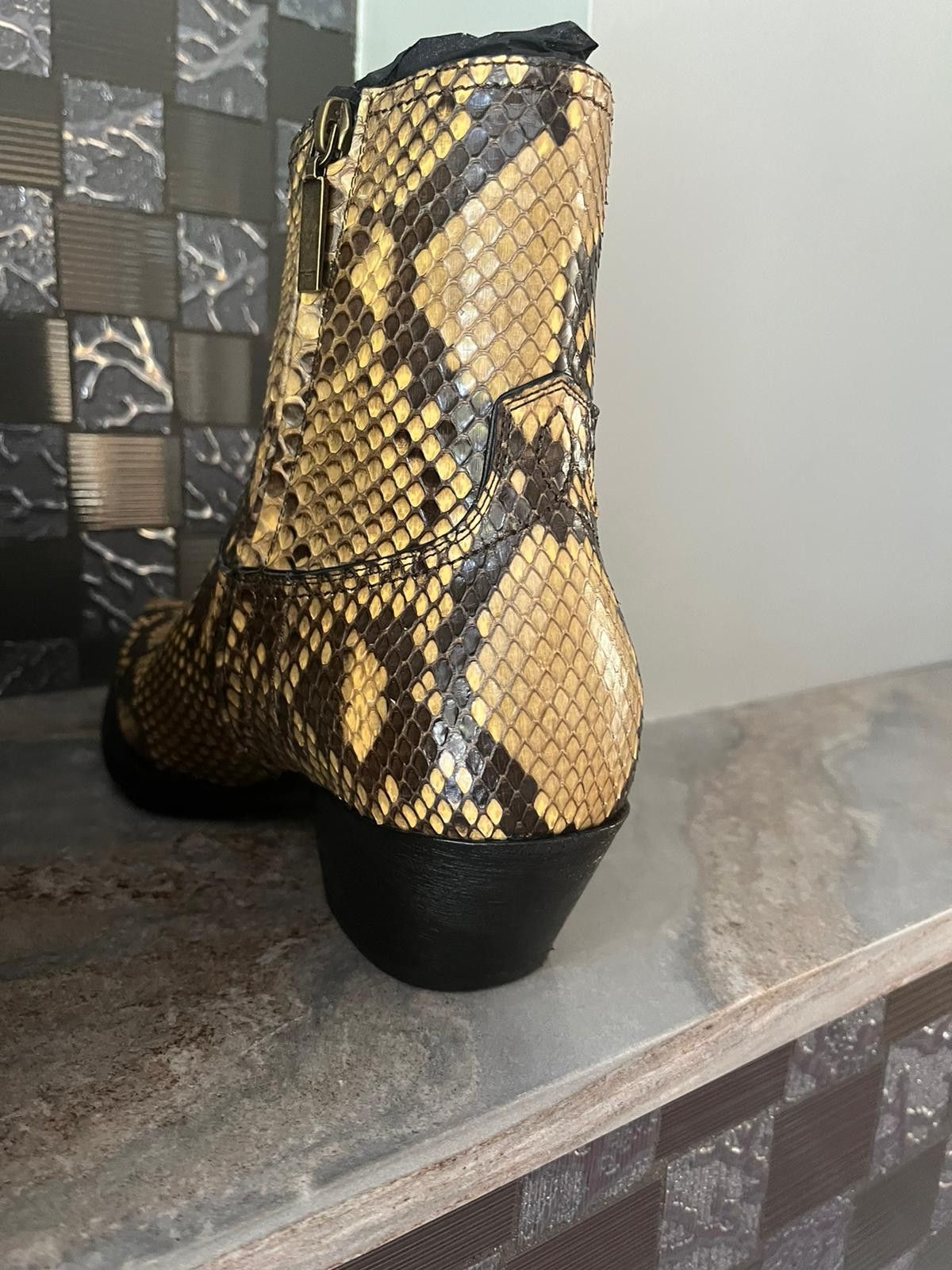 Saint Laurent Paris Lukas 40 Zip Boots in Soleado Size US 7 / EU 40 - 12 Thumbnail