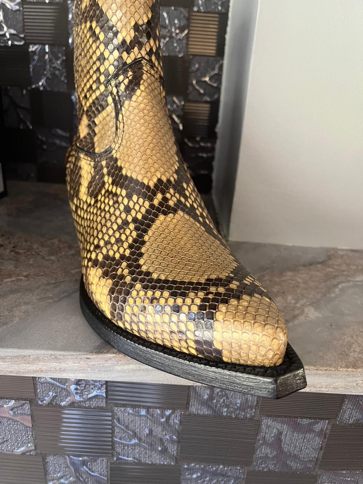 Saint Laurent Paris Lukas 40 Zip Boots in Soleado Size US 7 / EU 40 - 5 Thumbnail