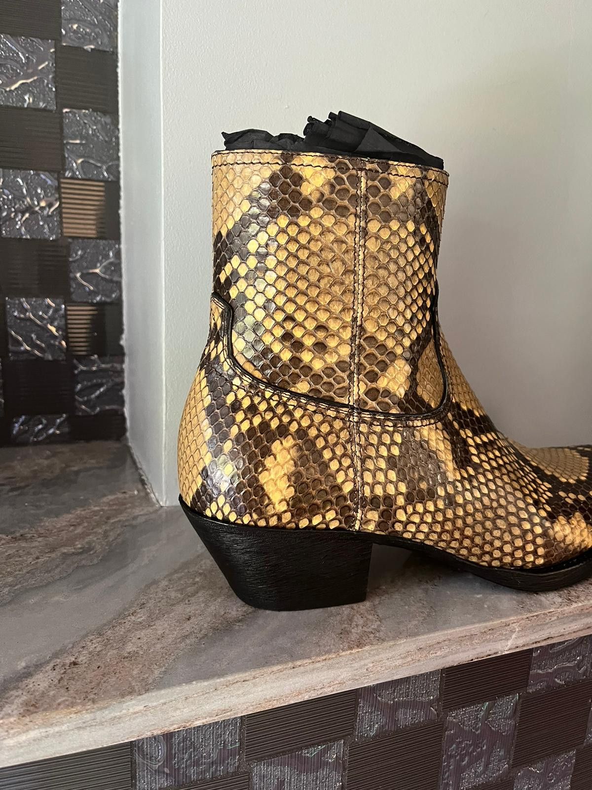 Saint Laurent Paris Lukas 40 Zip Boots in Soleado Size US 7 / EU 40 - 3 Thumbnail
