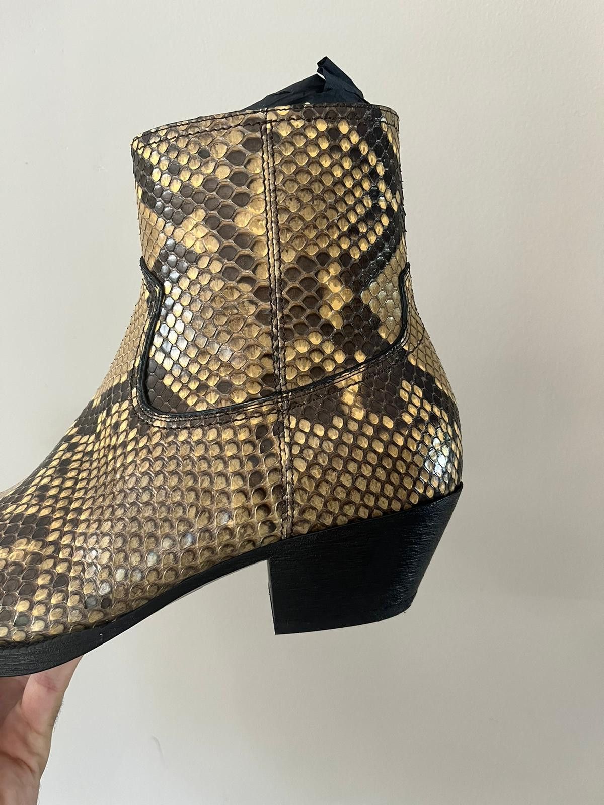 Saint Laurent Paris Lukas 40 Zip Boots in Soleado Size US 7 / EU 40 - 20 Thumbnail
