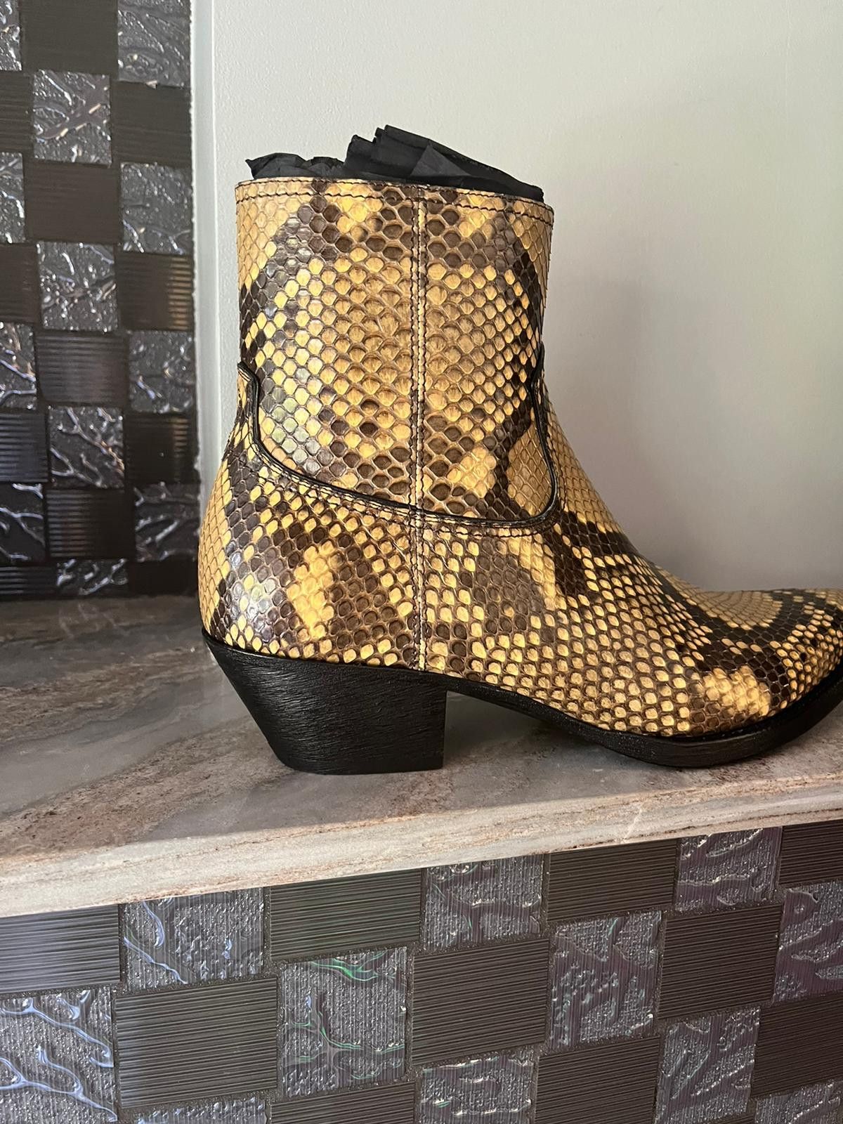 Saint Laurent Paris Lukas 40 Zip Boots in Soleado Size US 7 / EU 40 - 6 Thumbnail