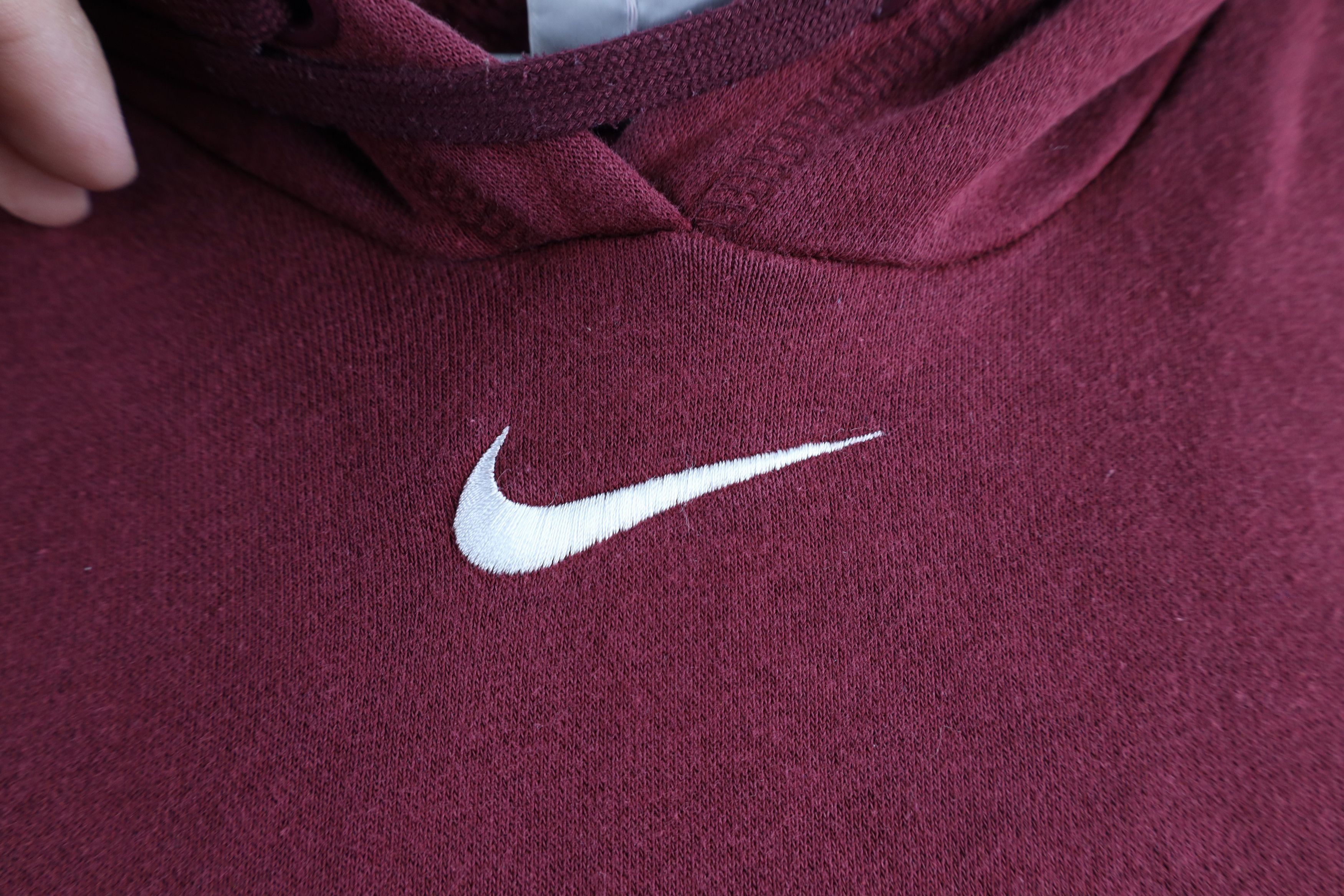 Nike Vintage Nike Scott Center Swoosh Hoodie Sweatshirt Maroon Size US XL / EU 56 / 4 - 7 Thumbnail