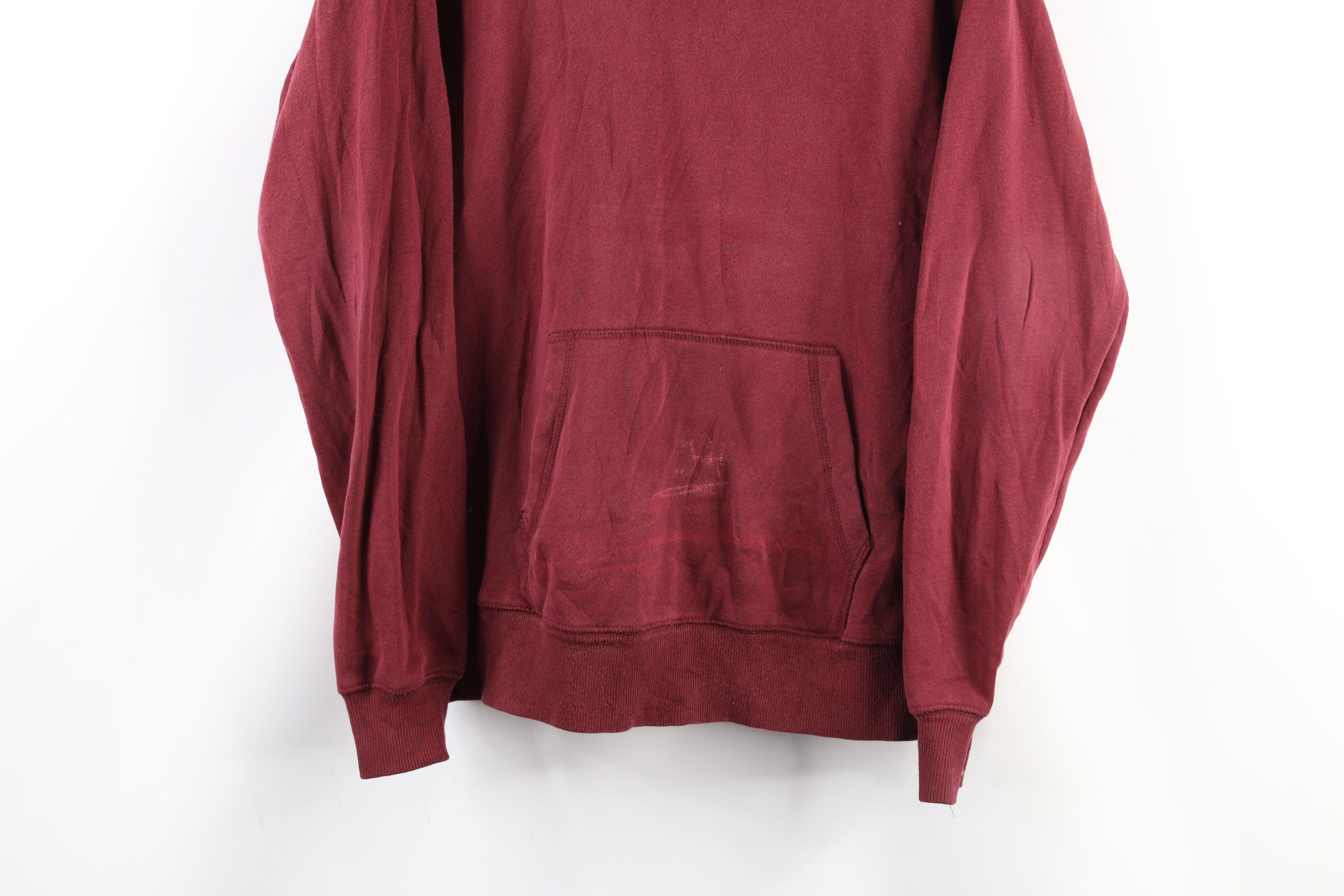 Nike Vintage Nike Scott Center Swoosh Hoodie Sweatshirt Maroon Size US XL / EU 56 / 4 - 3 Thumbnail
